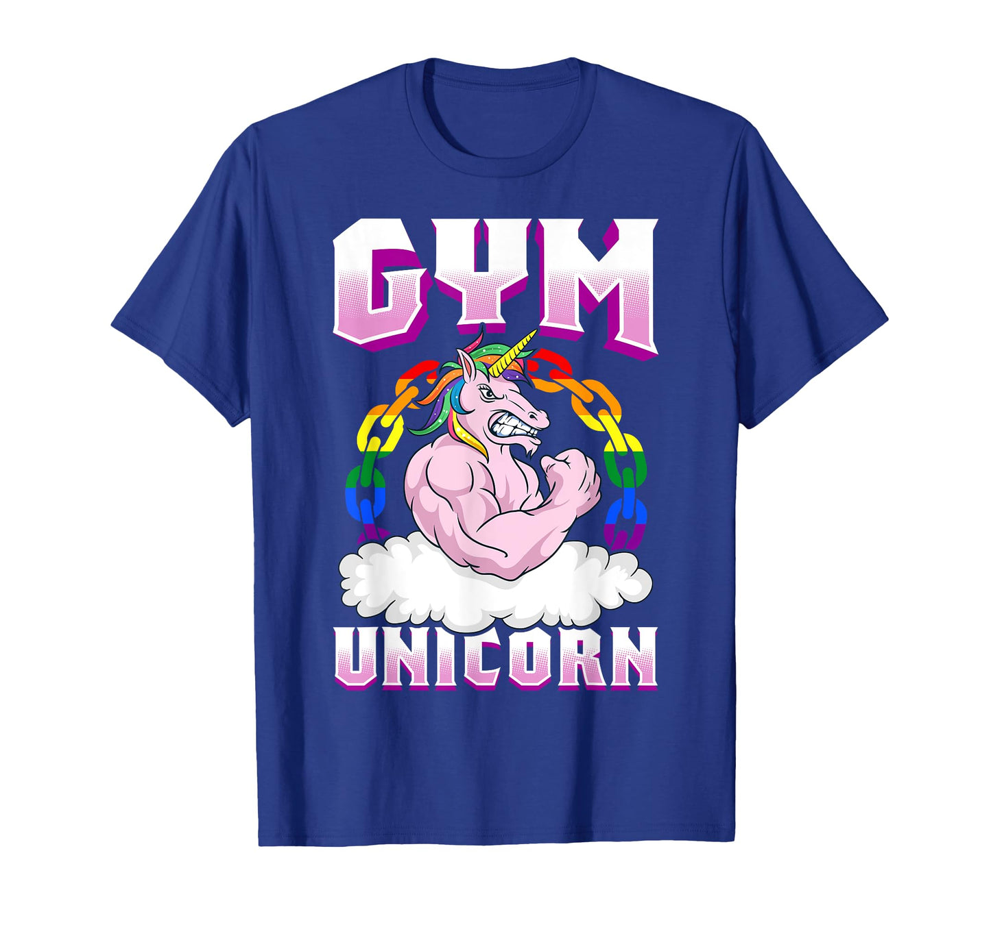 Gay Muscle Shirt Unicorn Funny Shirt Gay Gym Shirt Workout T-Shirt