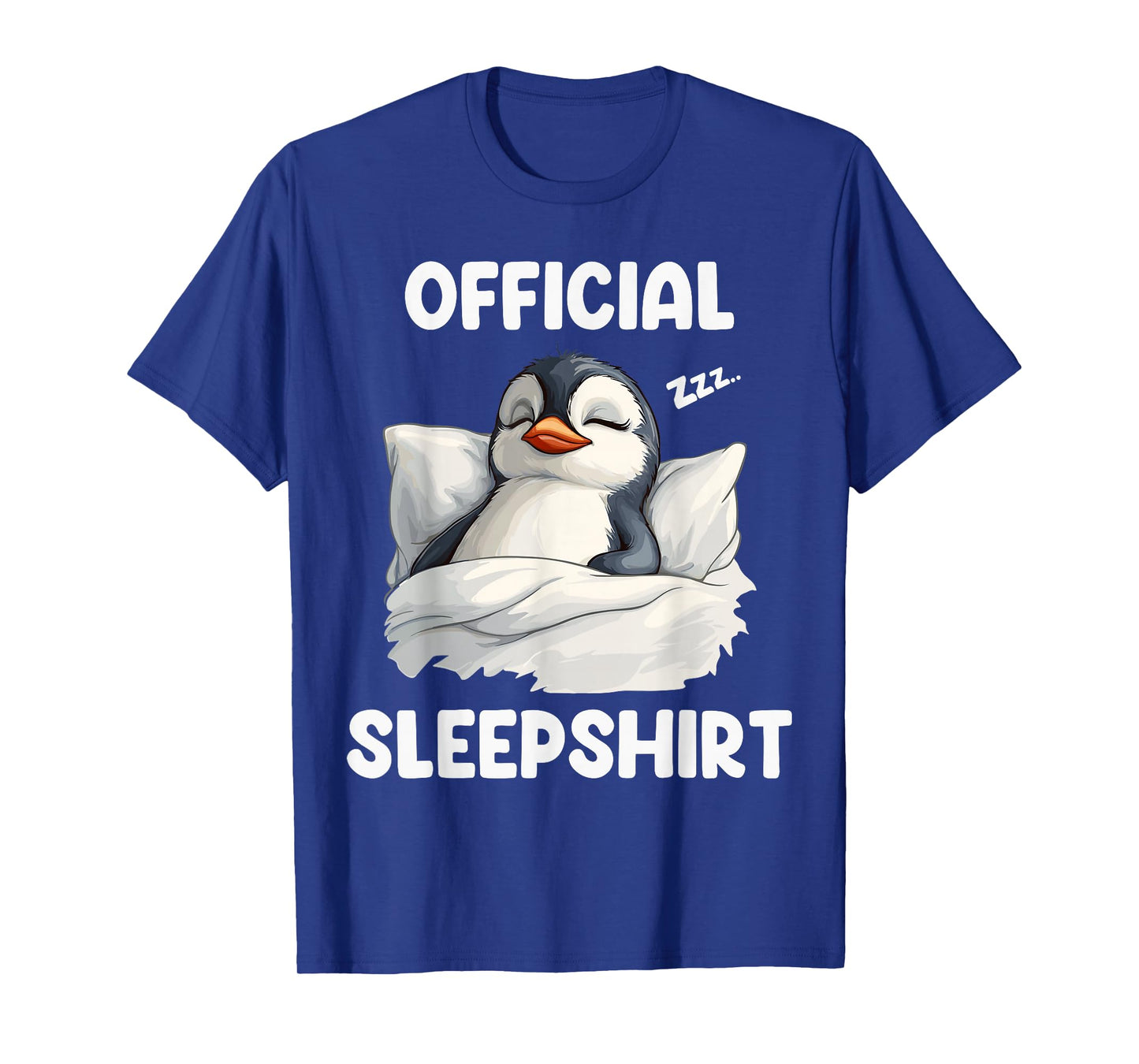 Official Sleepshirt Sleeping Penguin Animal Lovers Pajama T-Shirt