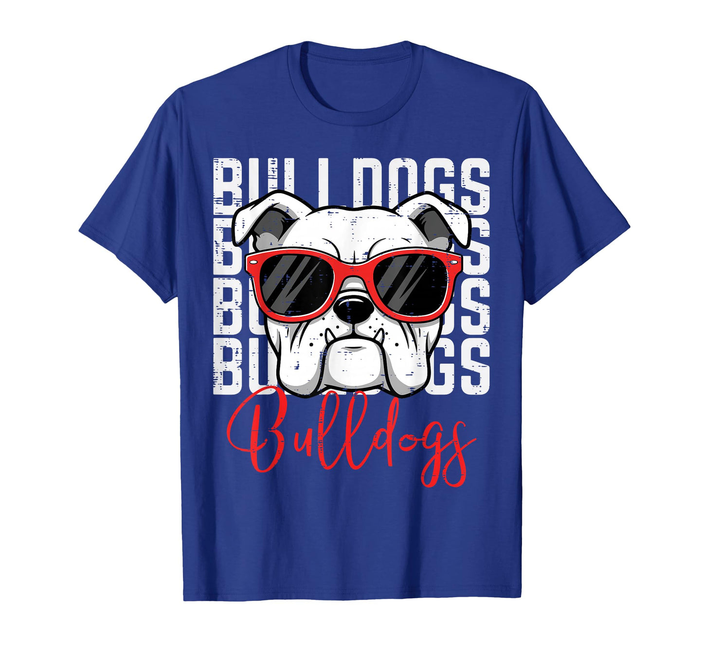 Bulldog Men Women Boys Girls Youth Kids Teen T-Shirt