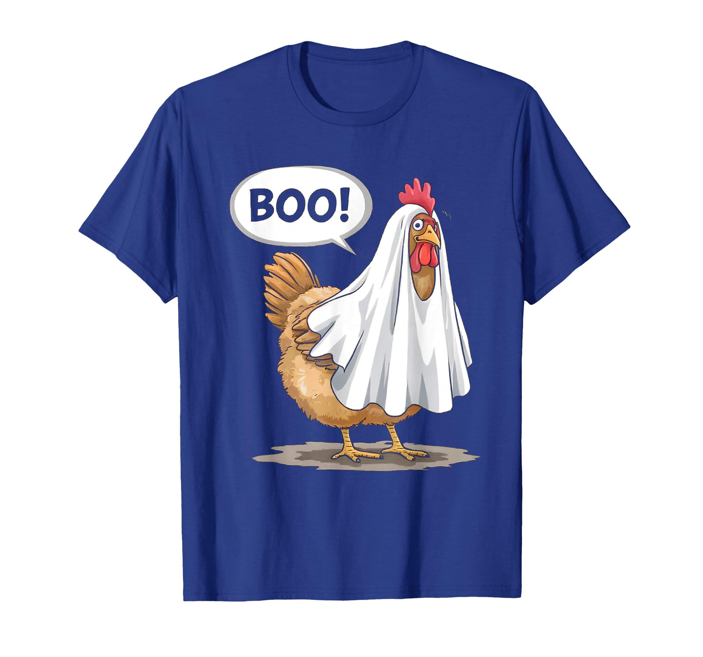Funny Halloween Chicken Boo Spooky Chicken Halloween Costume T-Shirt