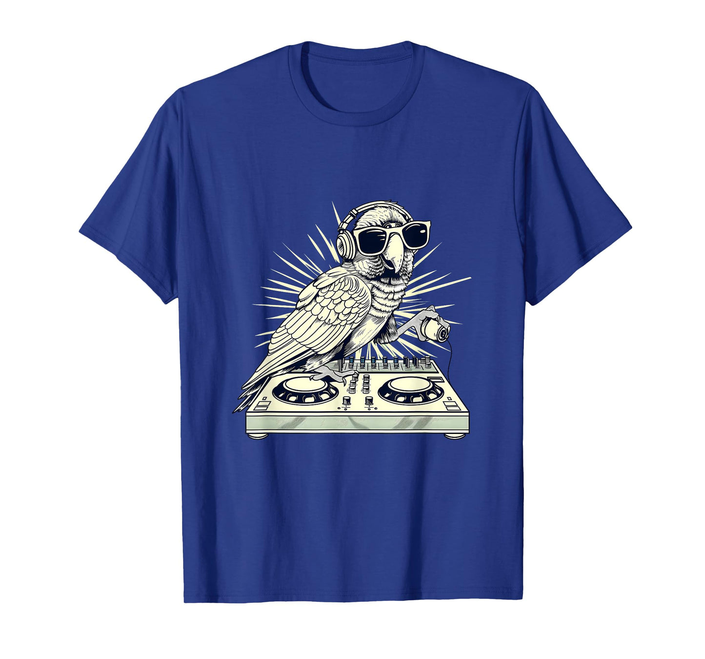 Parrot DJ Turntable DJ Parrot Bird EDM House Music Producer T-Shirt