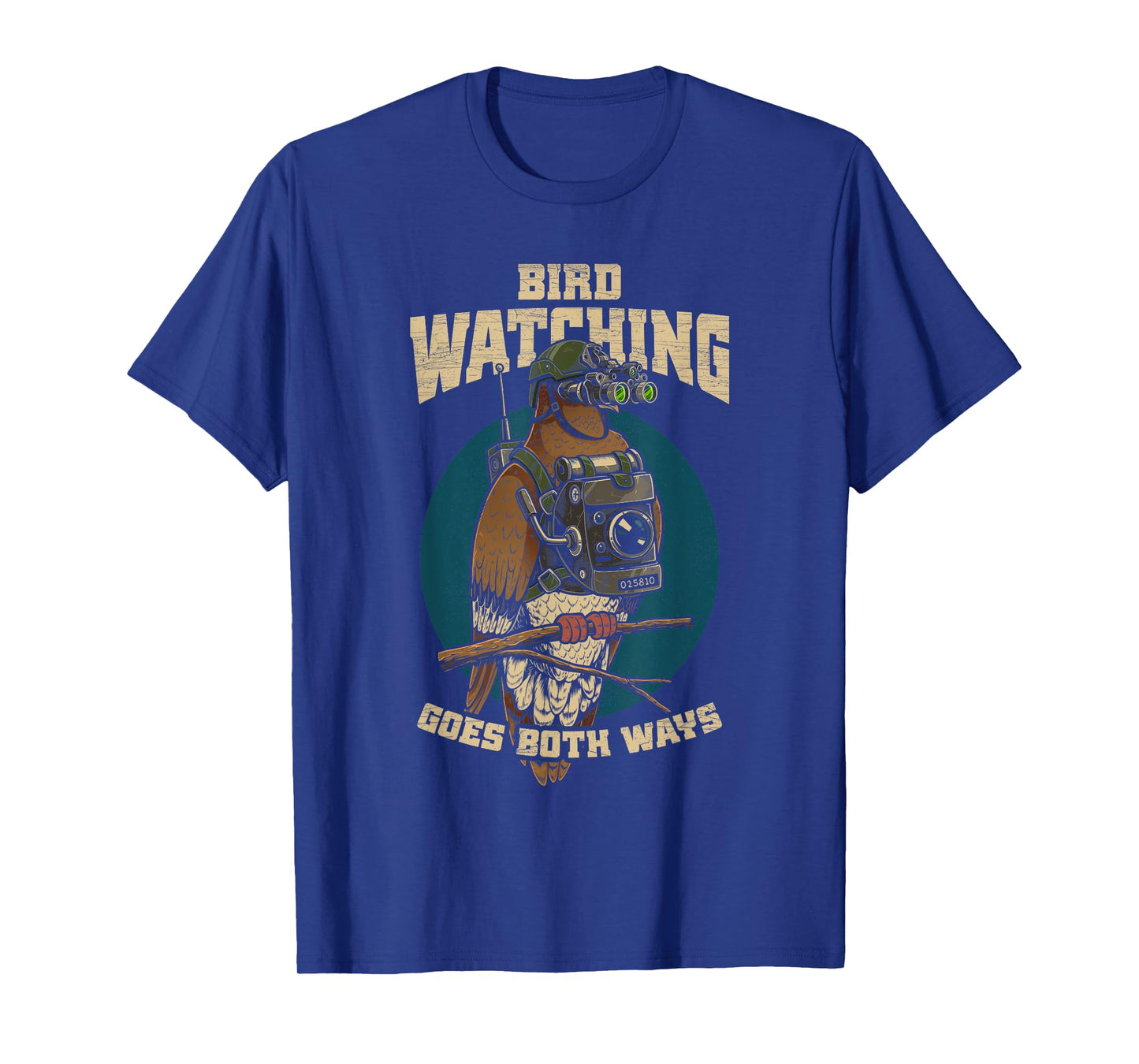 Funny Birds Not Real Shirt Bird Watching Goes Both Ways T-Shirt