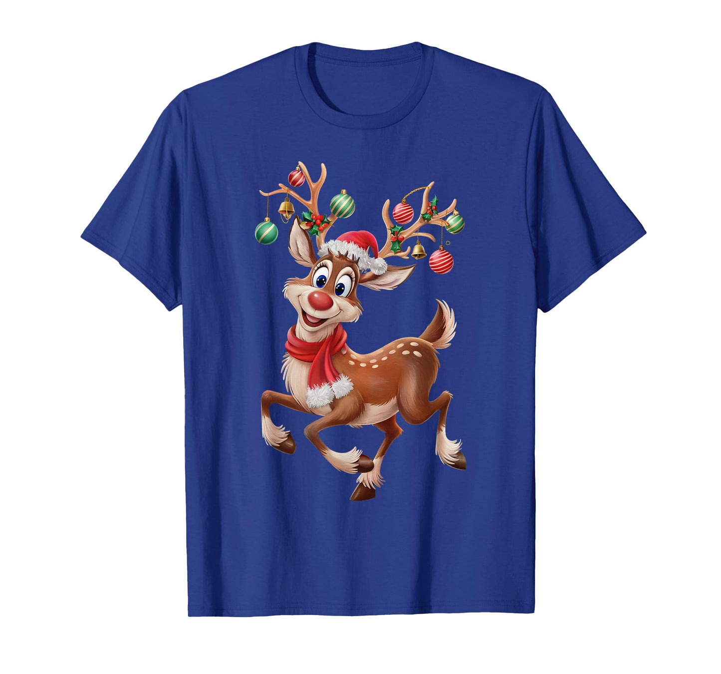 funny Rudolph The Red Nose Reindeer For Kids & Christmas boy T-Shirt