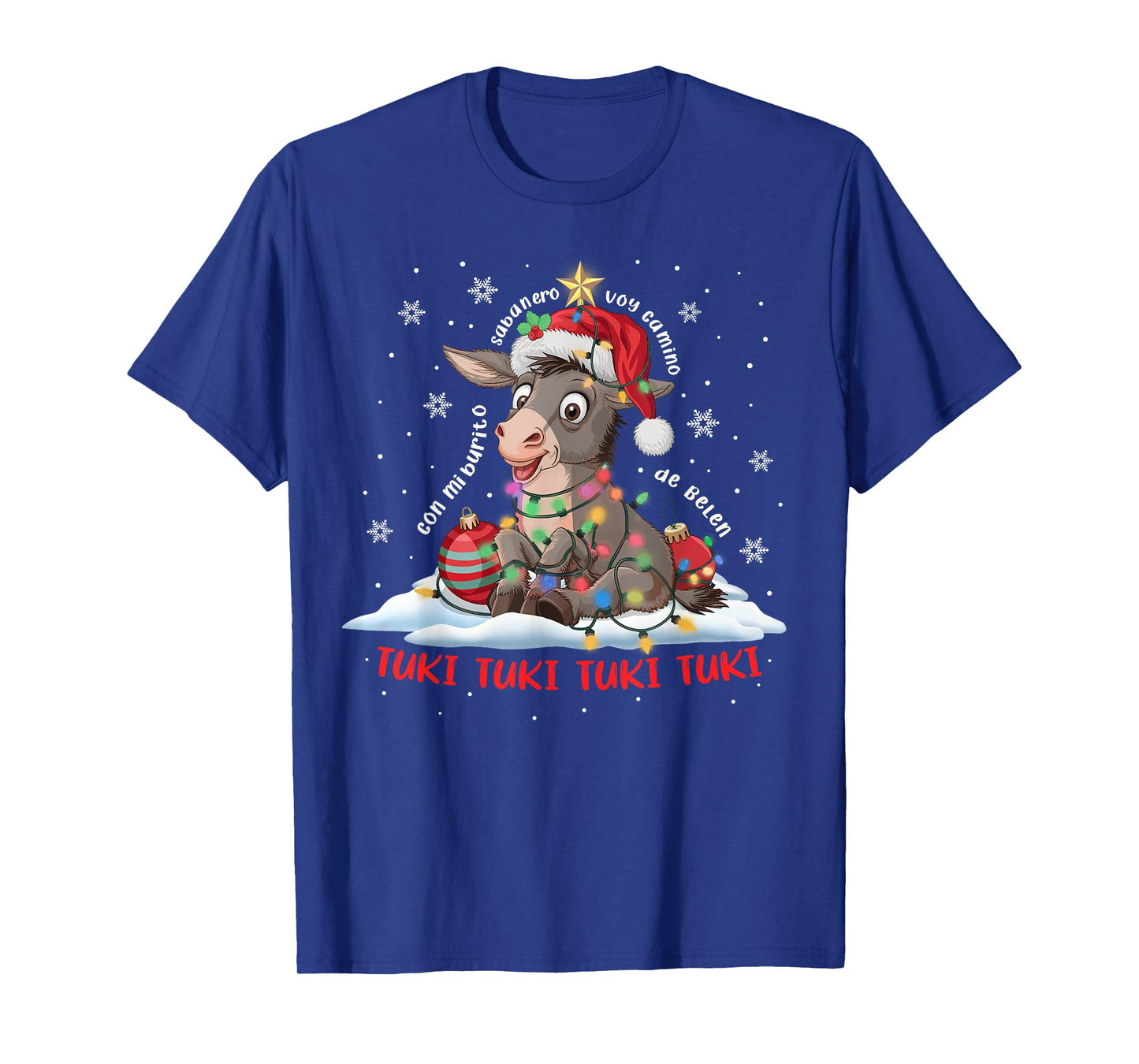 Funny Tuki Tuki Donkey Latino Mi Burrito Sabanero Mexican T-Shirt