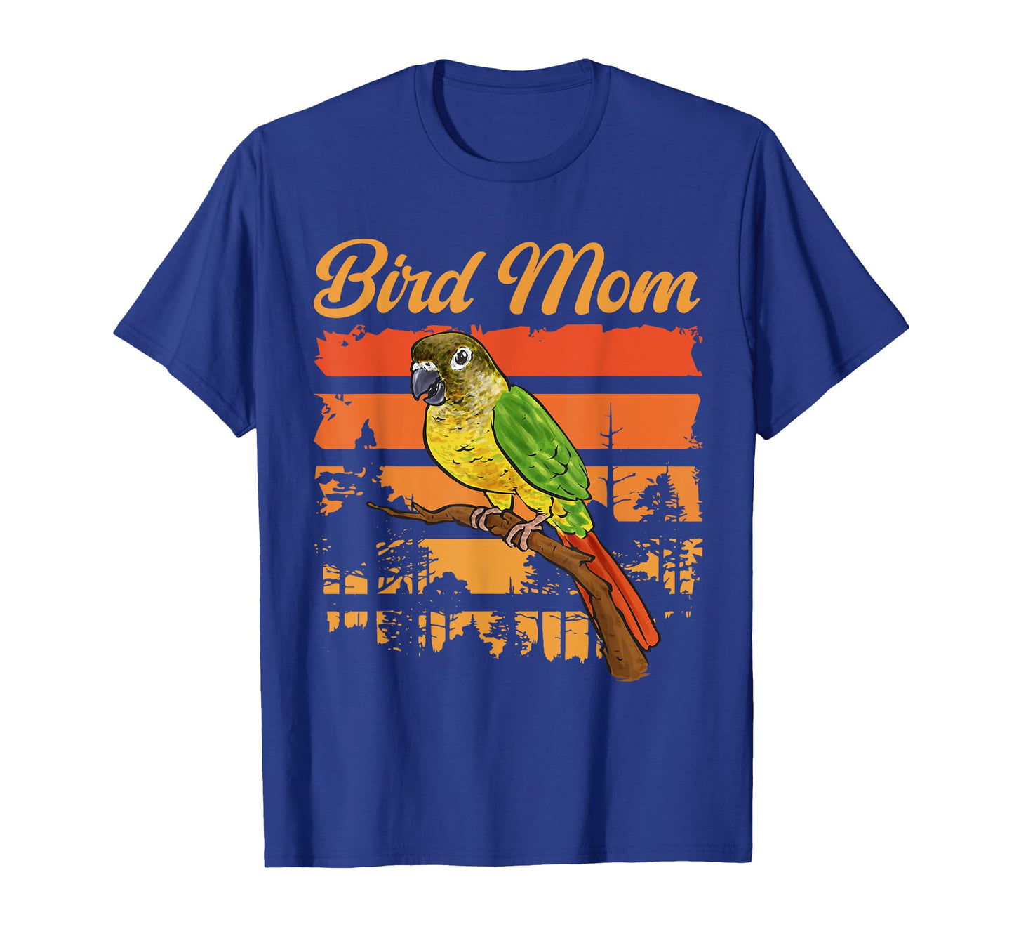 Green Cheeked Conure Parrot Bird Mom T-Shirt