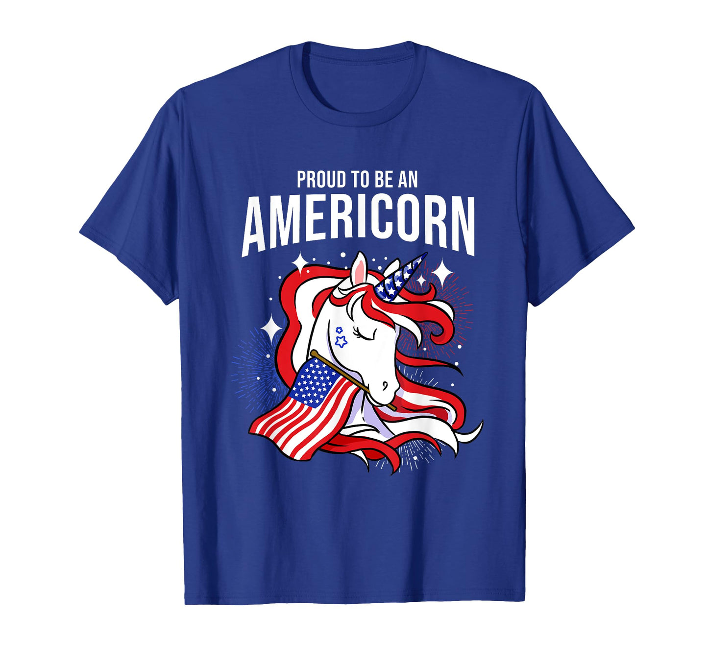 Proud To Be An Americorn Fourth Of July T-Shirt