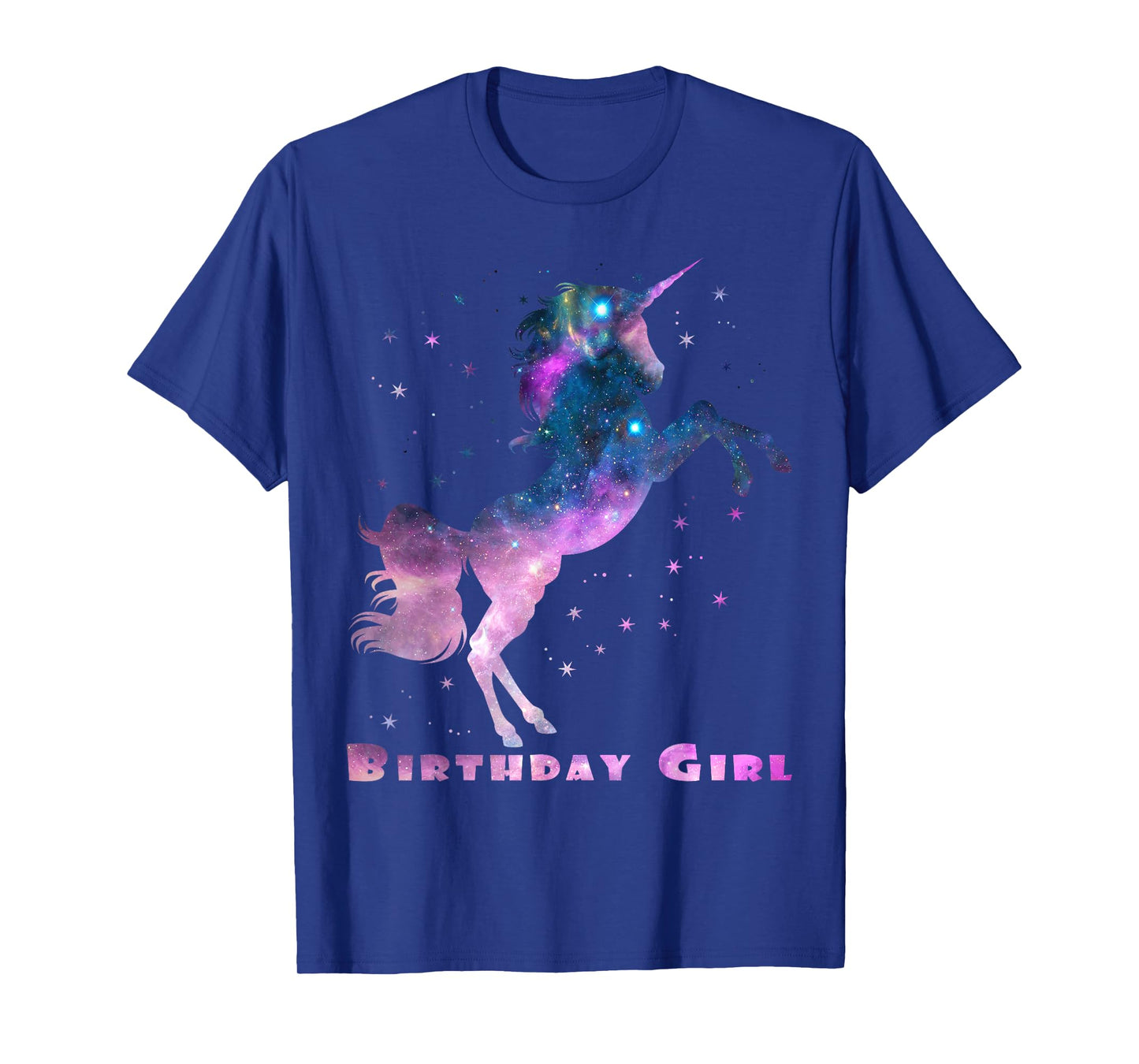 Space Unicorn Birthday Girl Galaxy Unicorn Cute Teens Kids T-Shirt