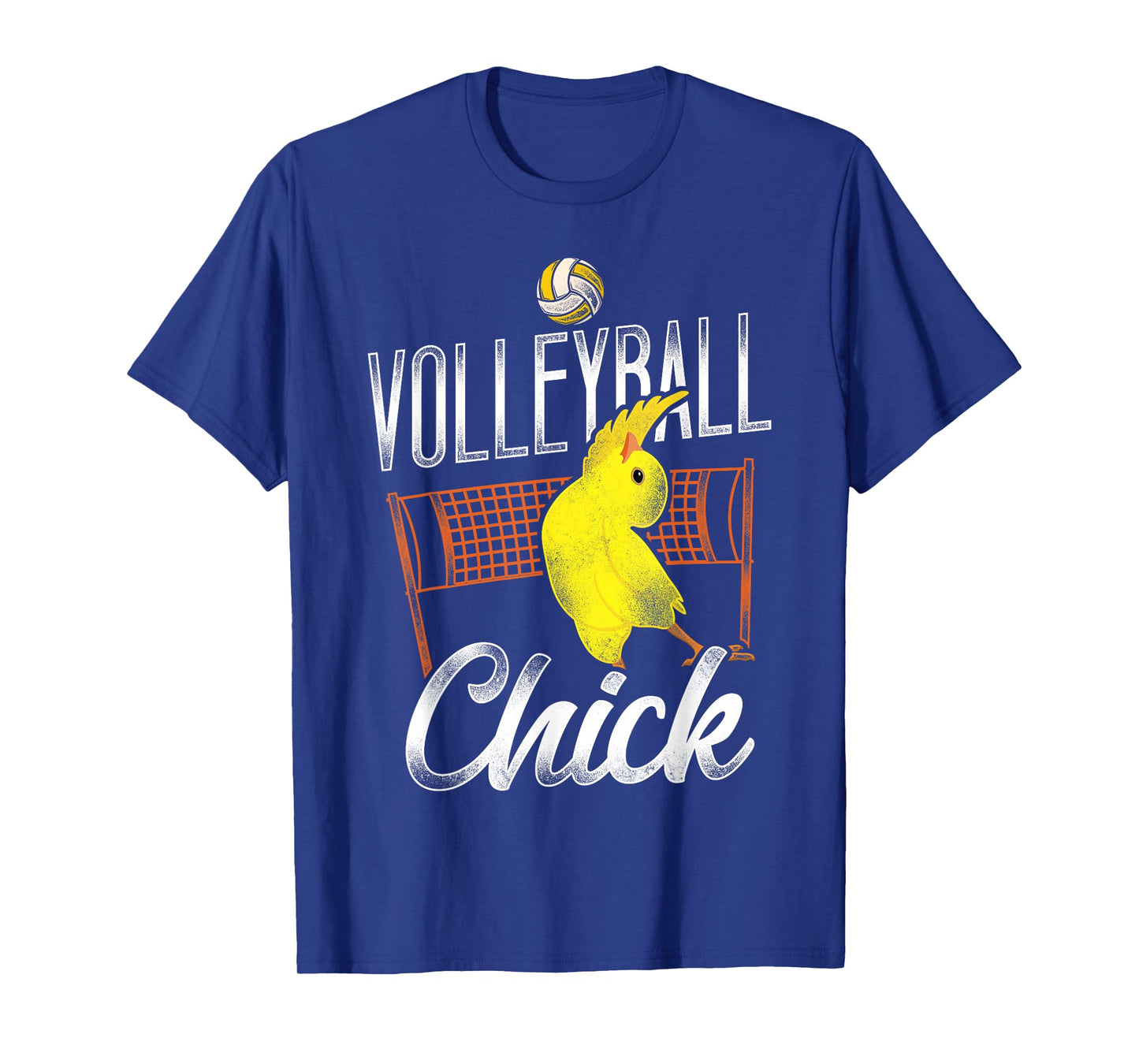 Volleyball Player Team Chicken Vintage Volleyball Chick T-Shirt