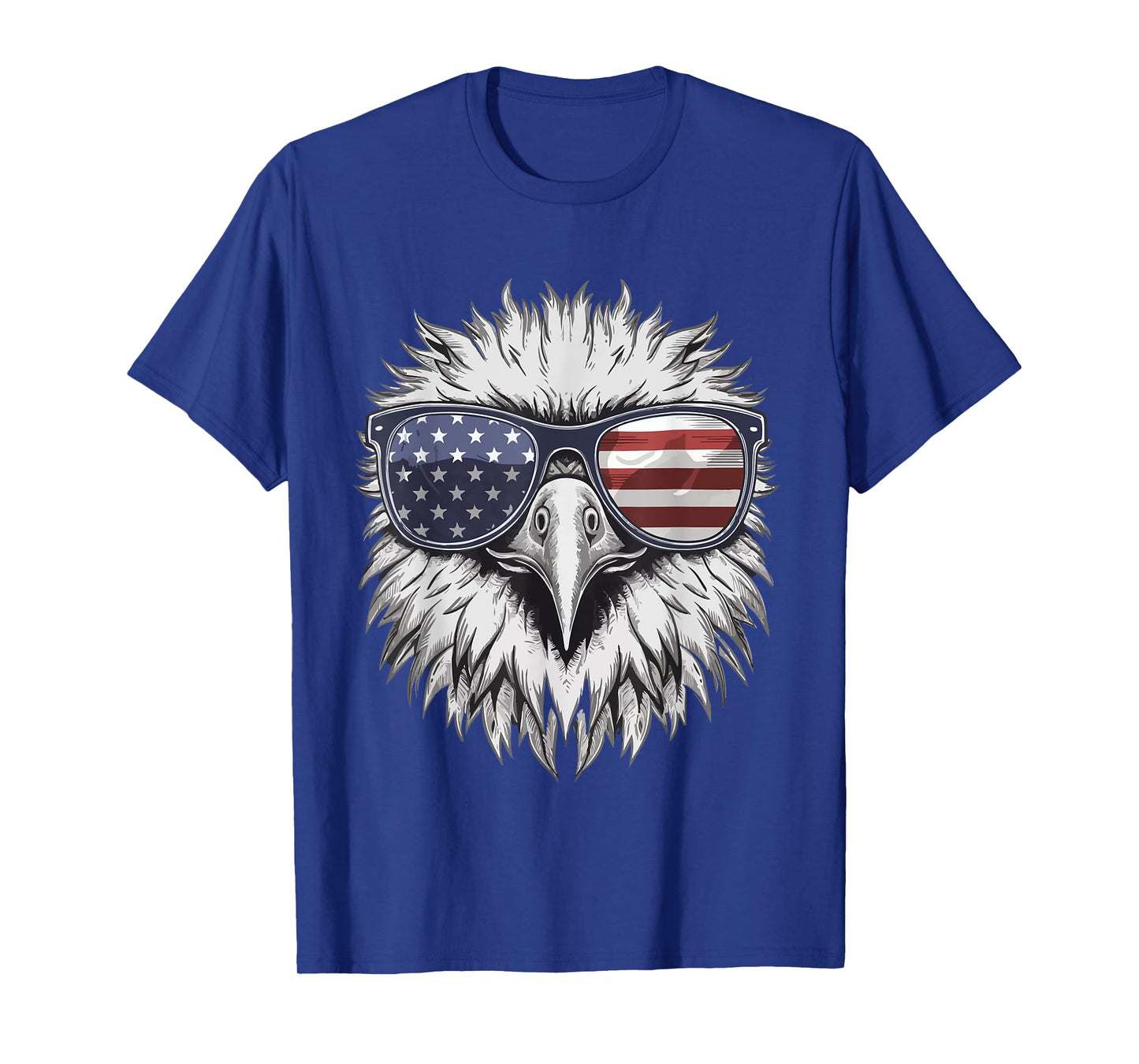 Bald Eagle Proud Patriotic American US Flag 4th Of July T-Shirt