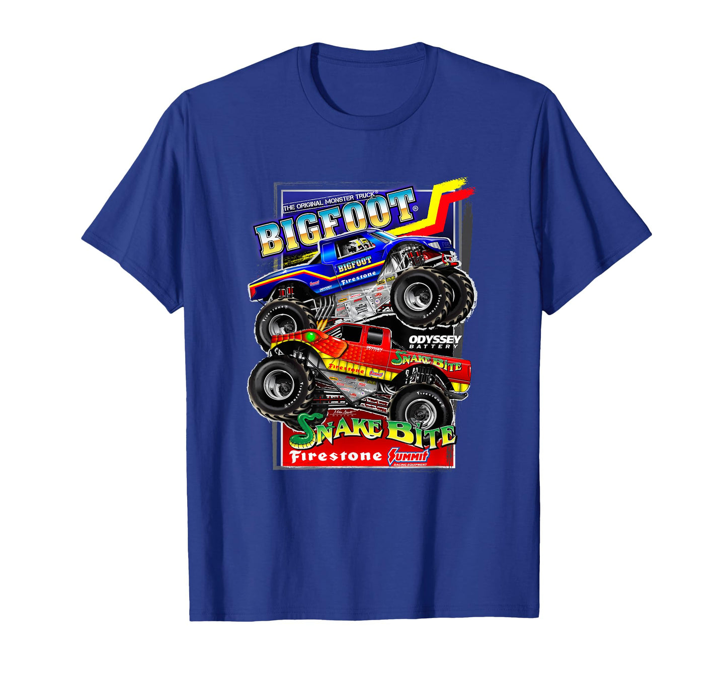 BIGFOOT vs. SNAKE BITE (modern) T-Shirt