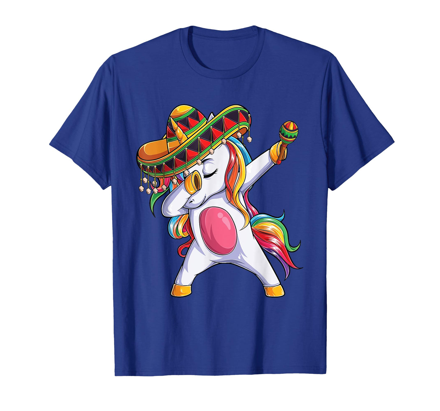 Dabbing Unicorn Cinco de Mayo Kids Girls Women Mexican gift T-Shirt