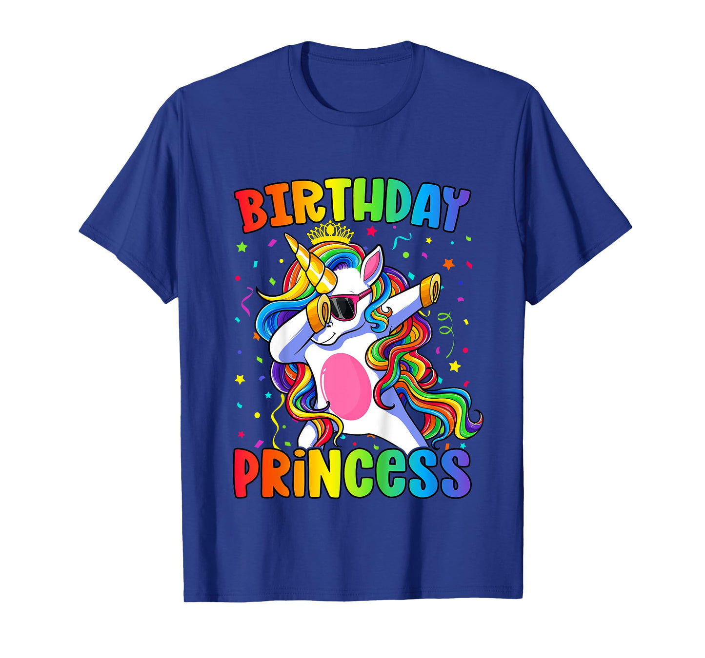 Birthday Princess Shirt Girl Unicorn Birthday T-Shirt