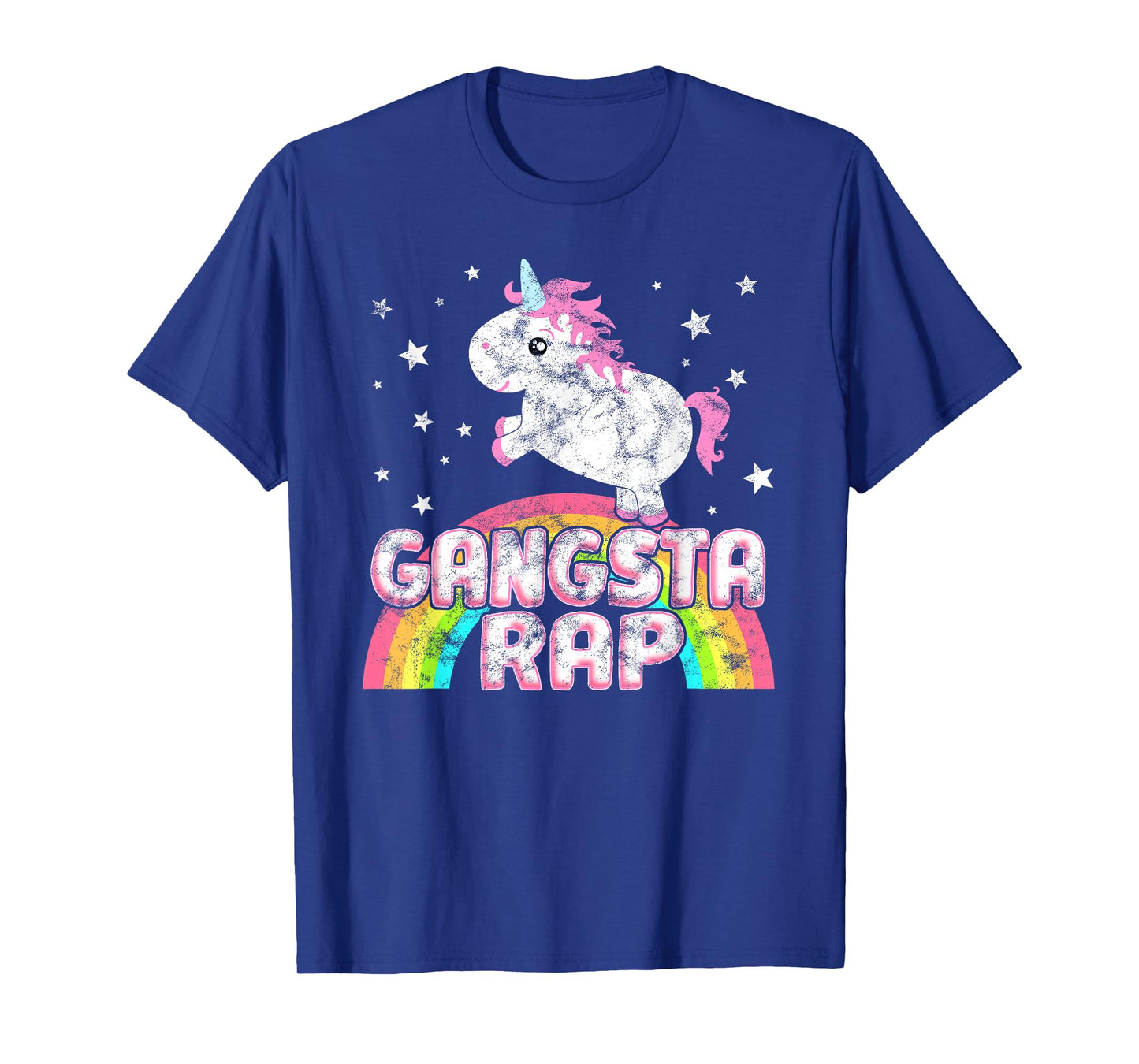 Funny Ironic Cool Unicorn Gangsta Rap Music Festival T-Shirt T-Shirt