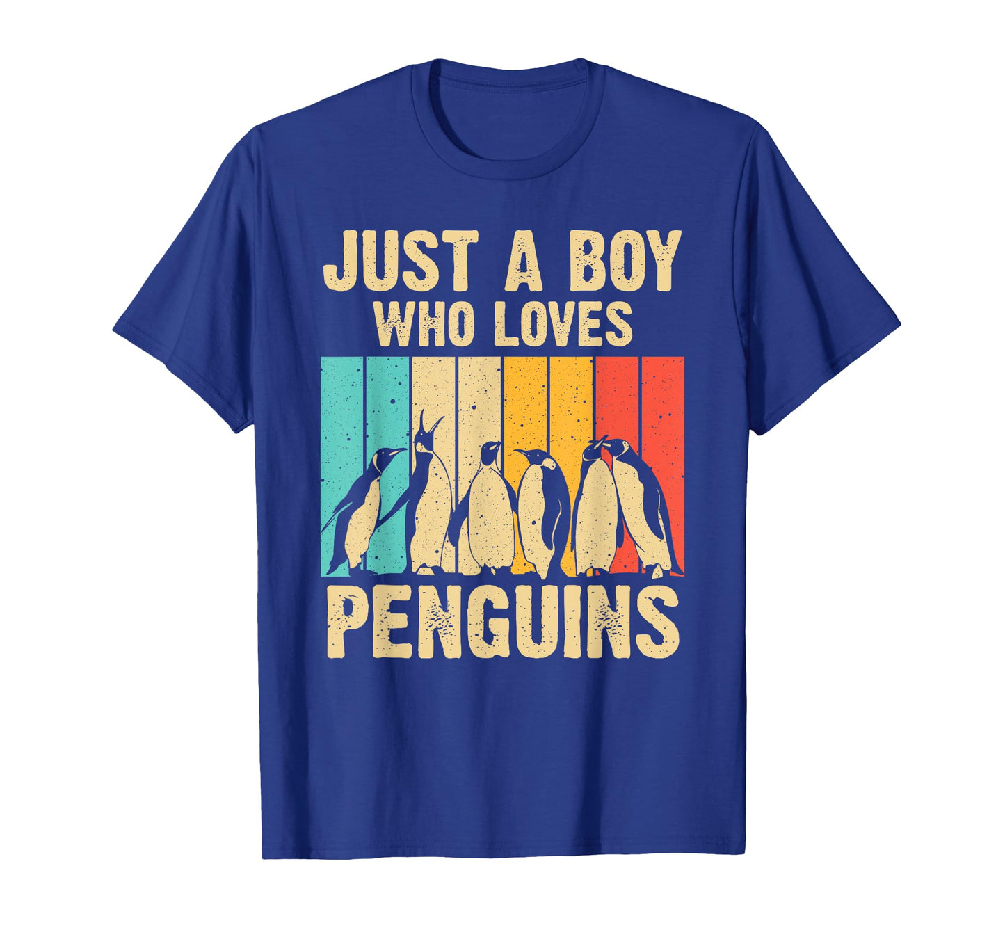 Cute Penguin Art Boys Kids Men Bird Zoologist Penguin Lovers T-Shirt
