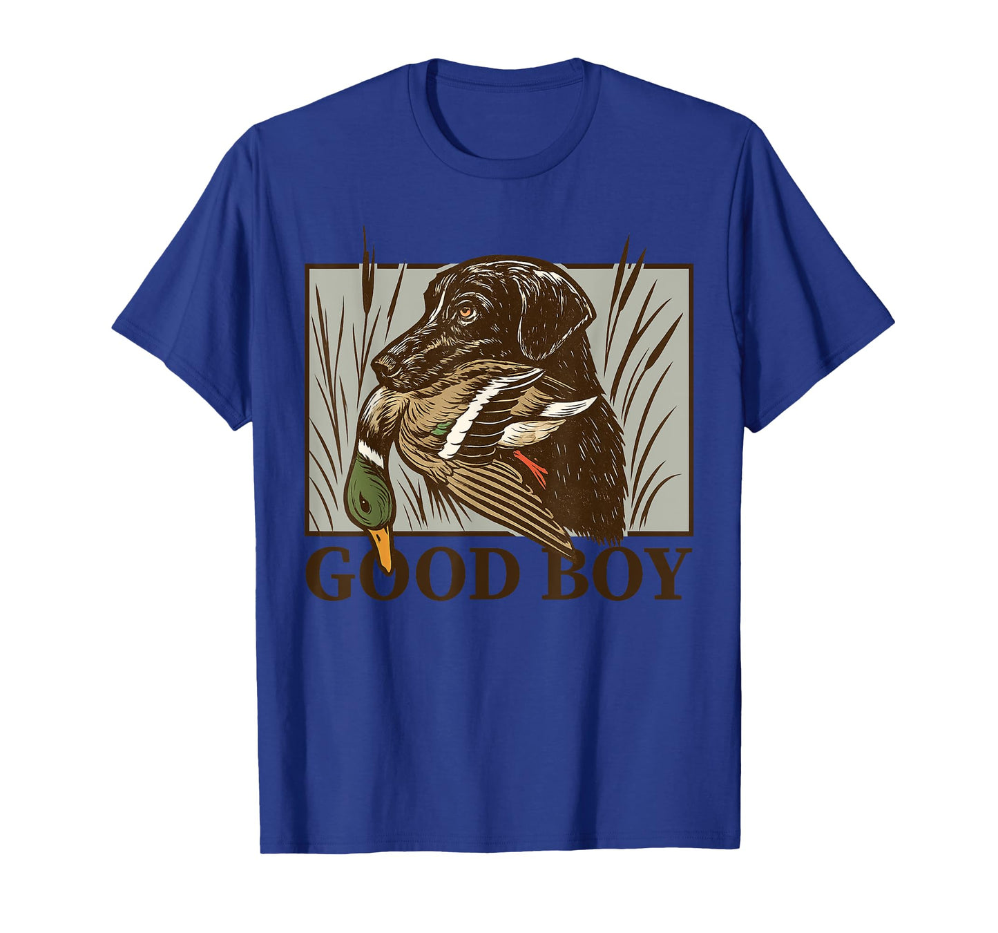 Vintage Dog Good Boy Duck Hunting Labrador Retriever Gift T-Shirt