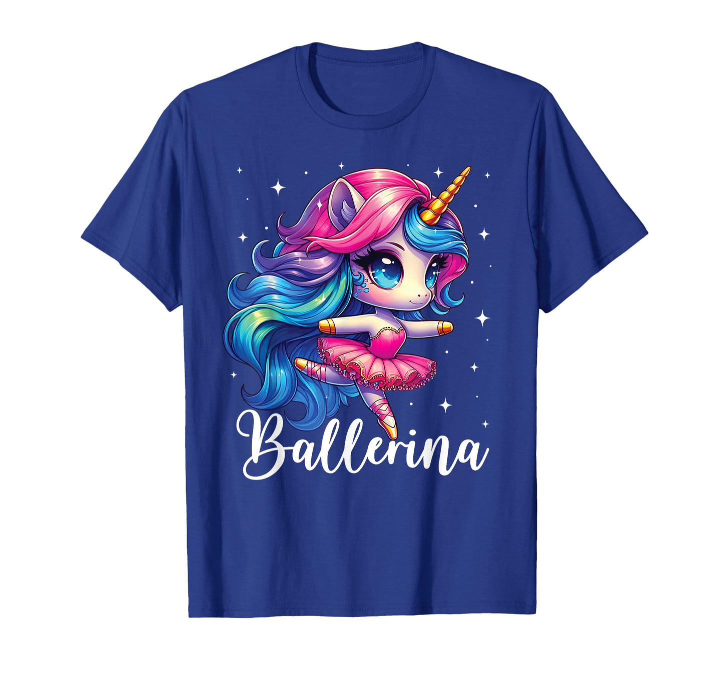 Ballerina Dancer Unicorn Girl Cute Ballet Kids Toddler T-Shirt