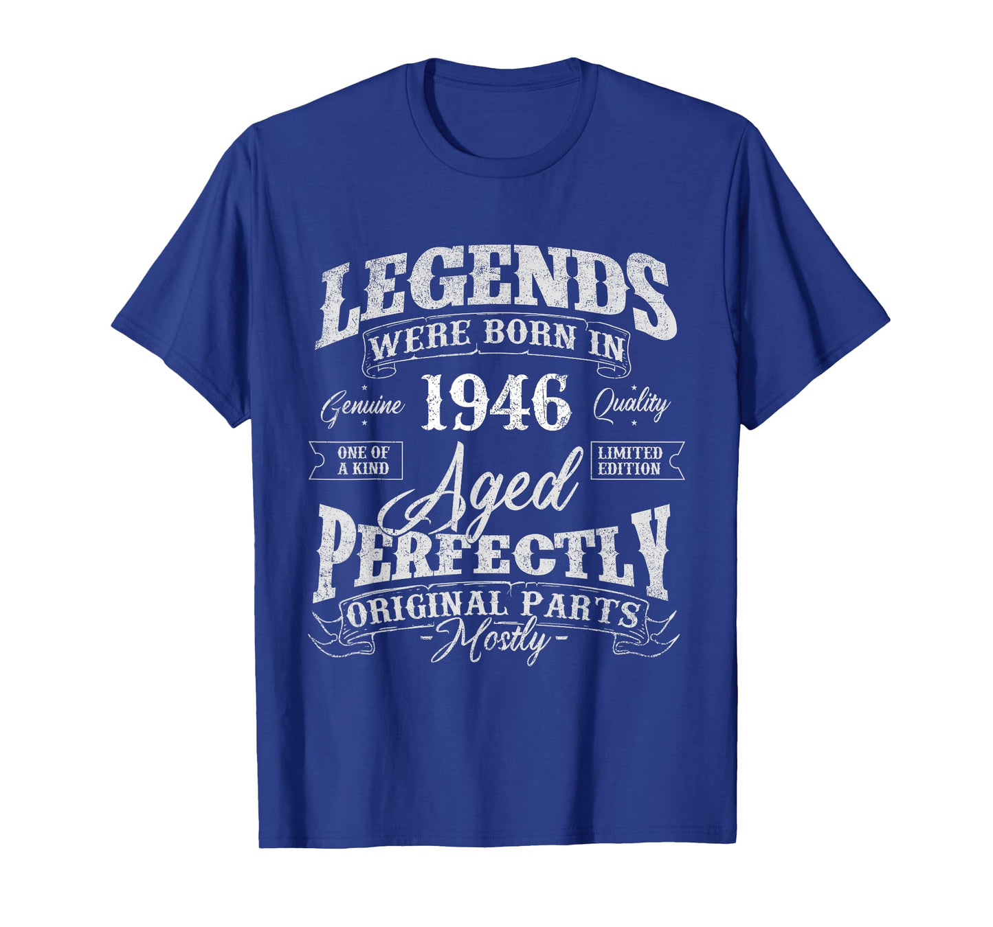 Legends Were Born In 1946 Year Of Birth Birthday T-Shirt