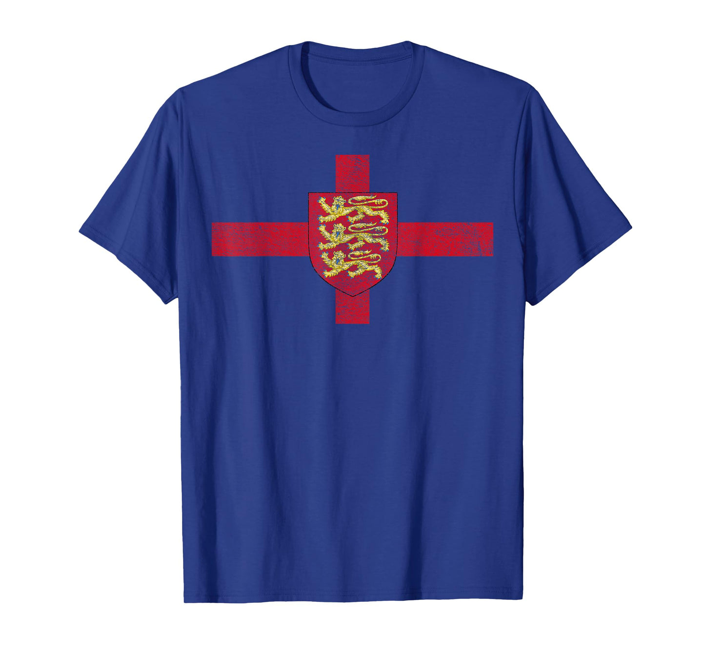 ENGLAND FLAG ROYAL ARMS SAINT GEORGE'S CROSS ENGLISH T-Shirt