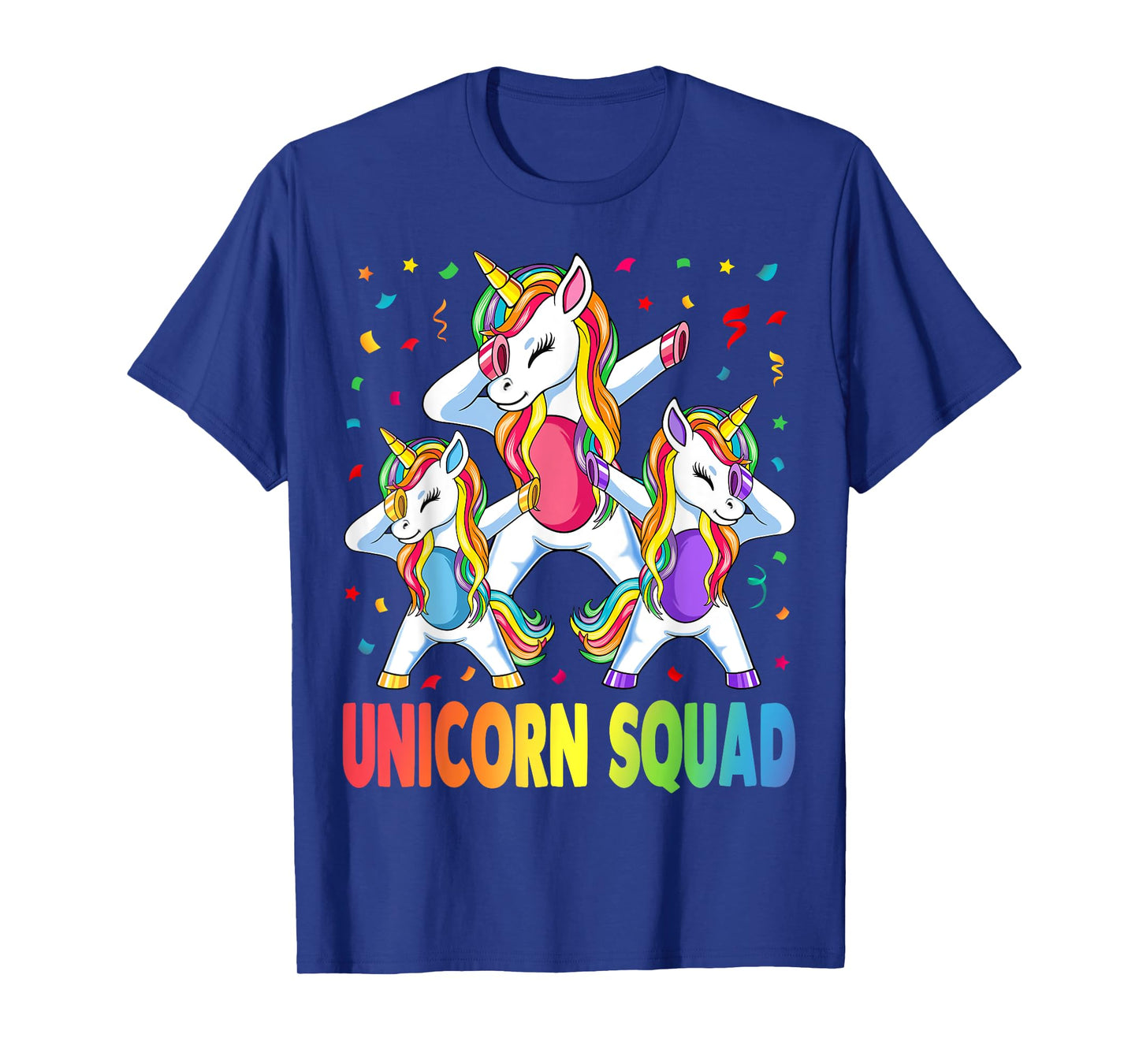 Unicorn Squad Shirt, Unicorn T-Shirt Gifts T-Shirt, Black