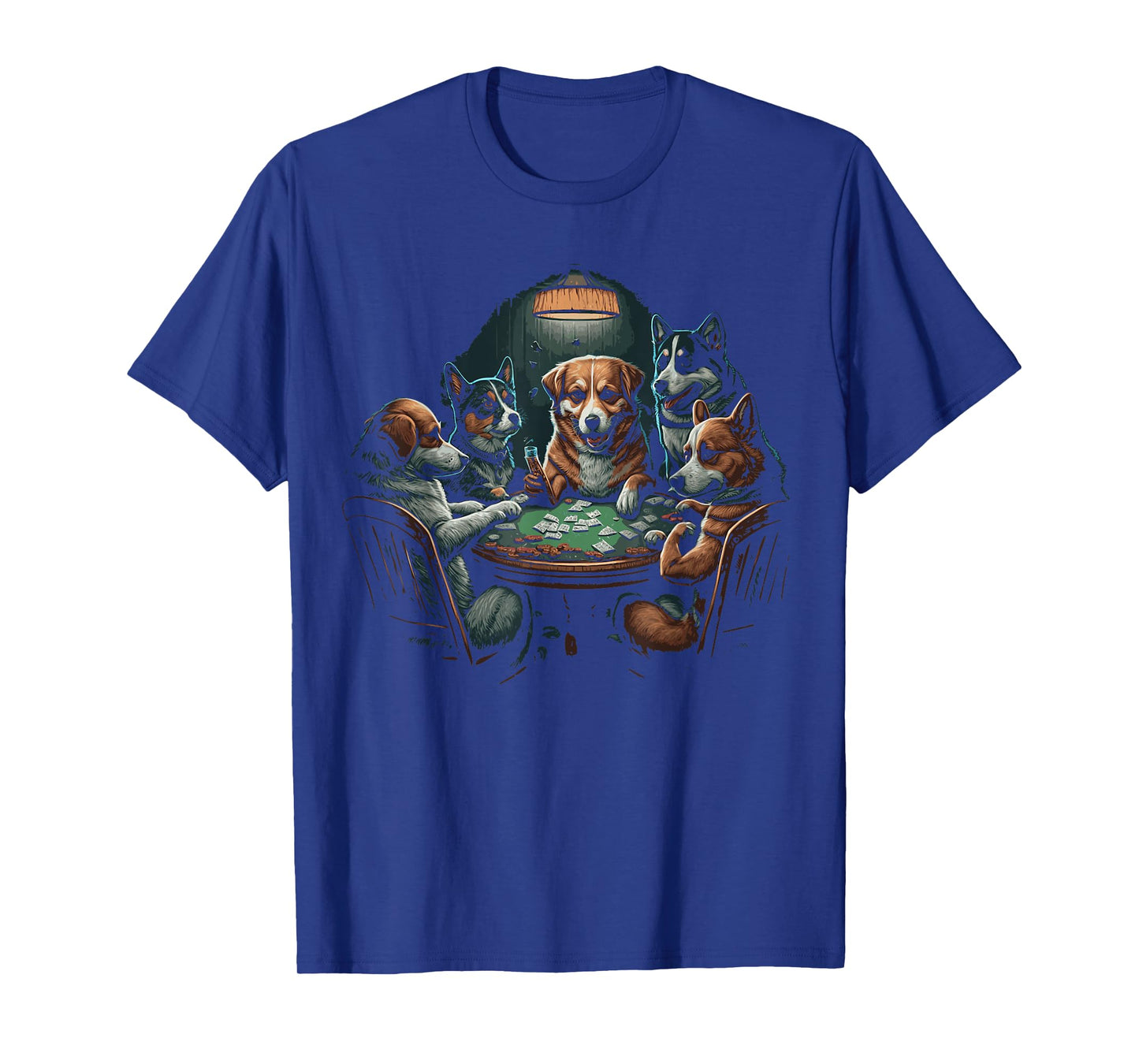 Dogs Playing Poker Cards Dog Casino Player Gambling T-Shirt for Men Women