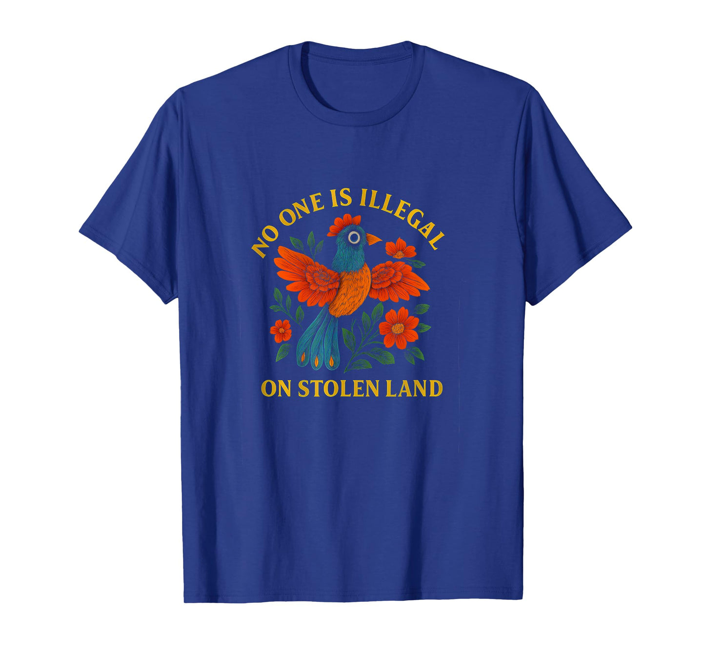No-One Is Illegal On Stolen Land Native Americans Vintage T-Shirt