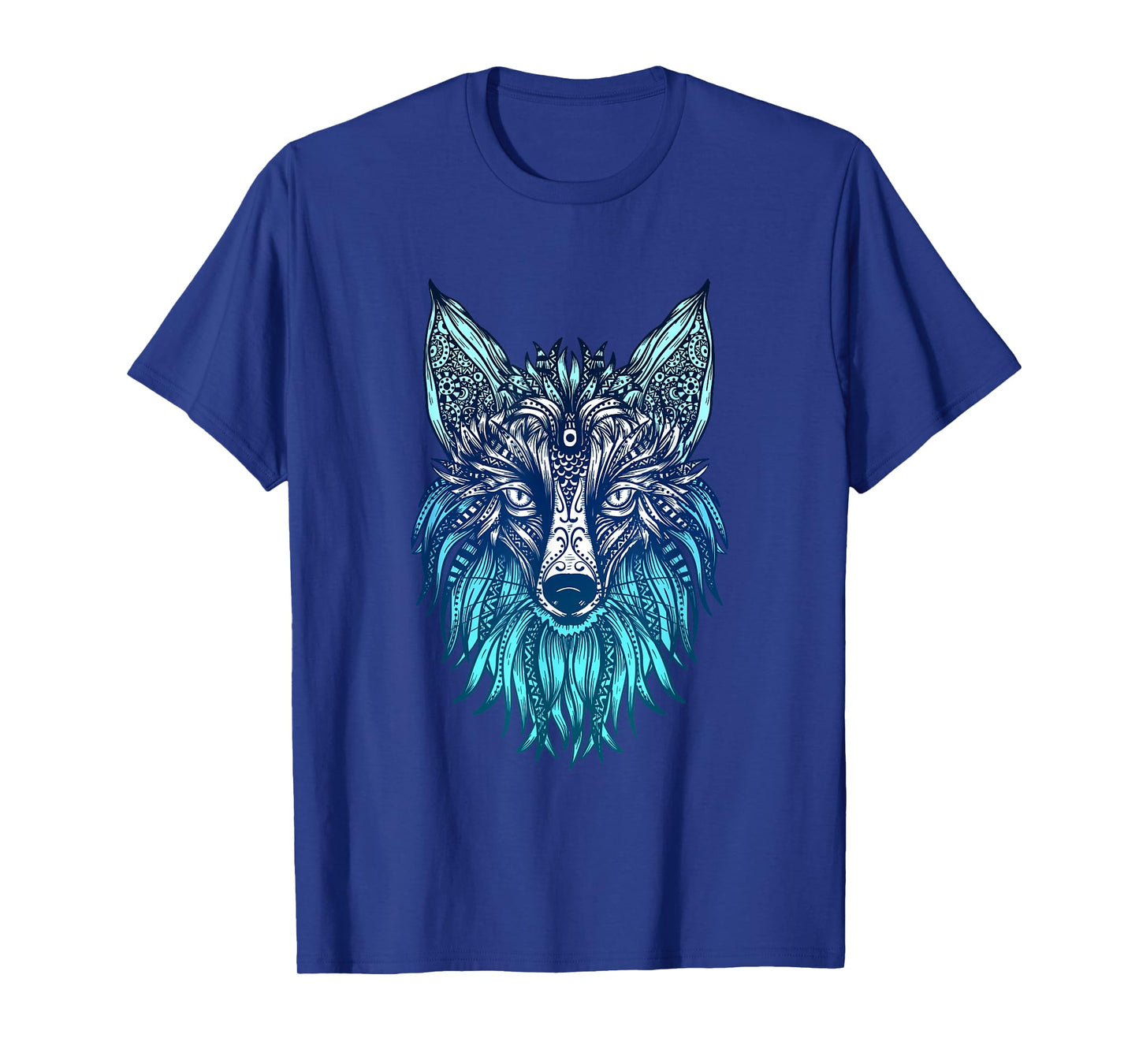 Arctic Fox Tribal Face Ornaments Antarctica Animal Fox T-Shirt