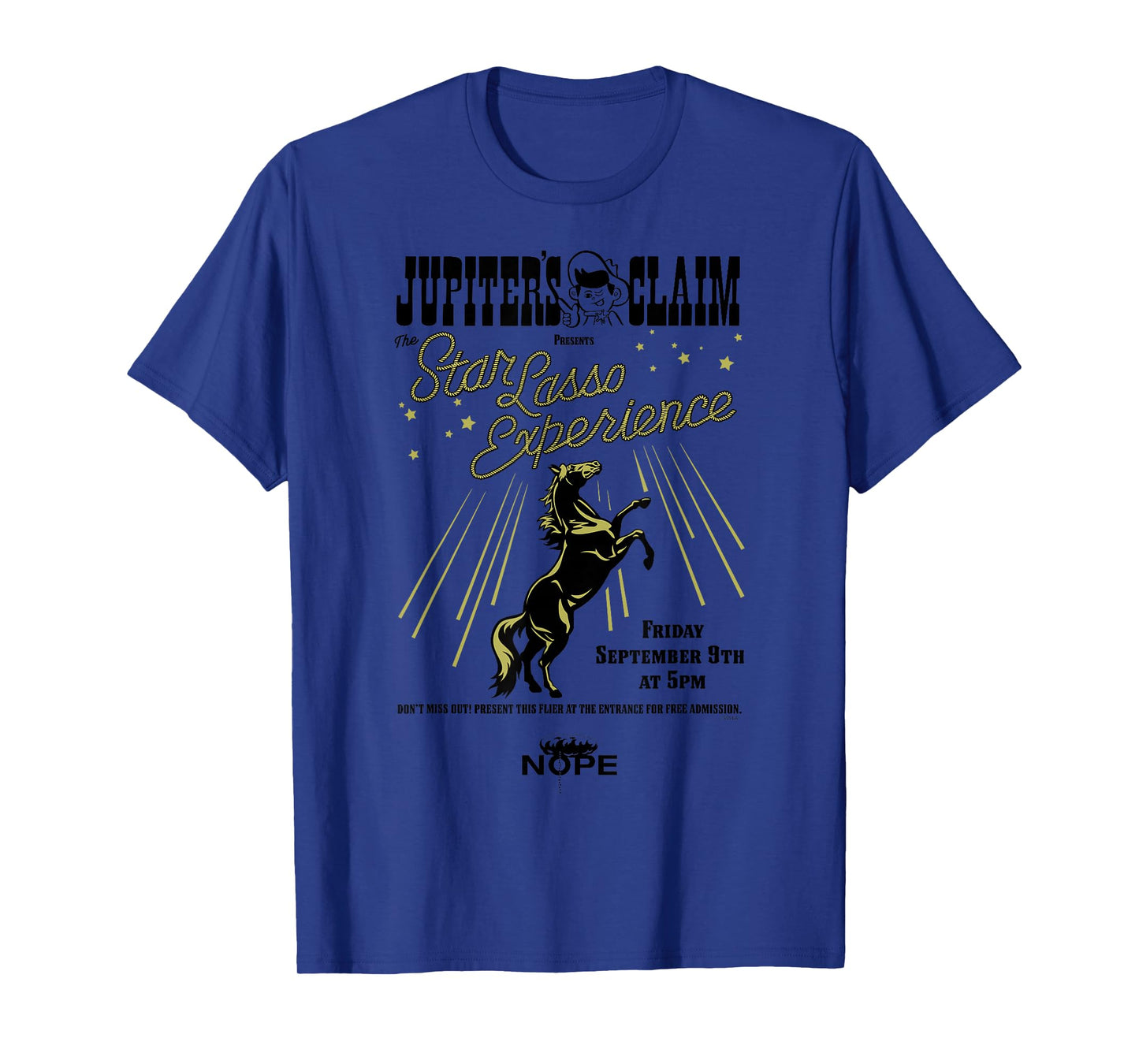 Nope Jupiter's Claim Star Lasso Experience T-Shirt