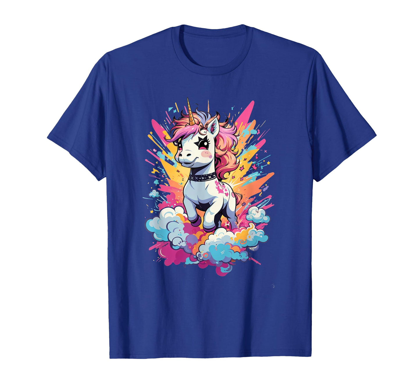 Punk Rock Unicorn - Tattooed Rhythms & Mythical Vibes Music T-Shirt