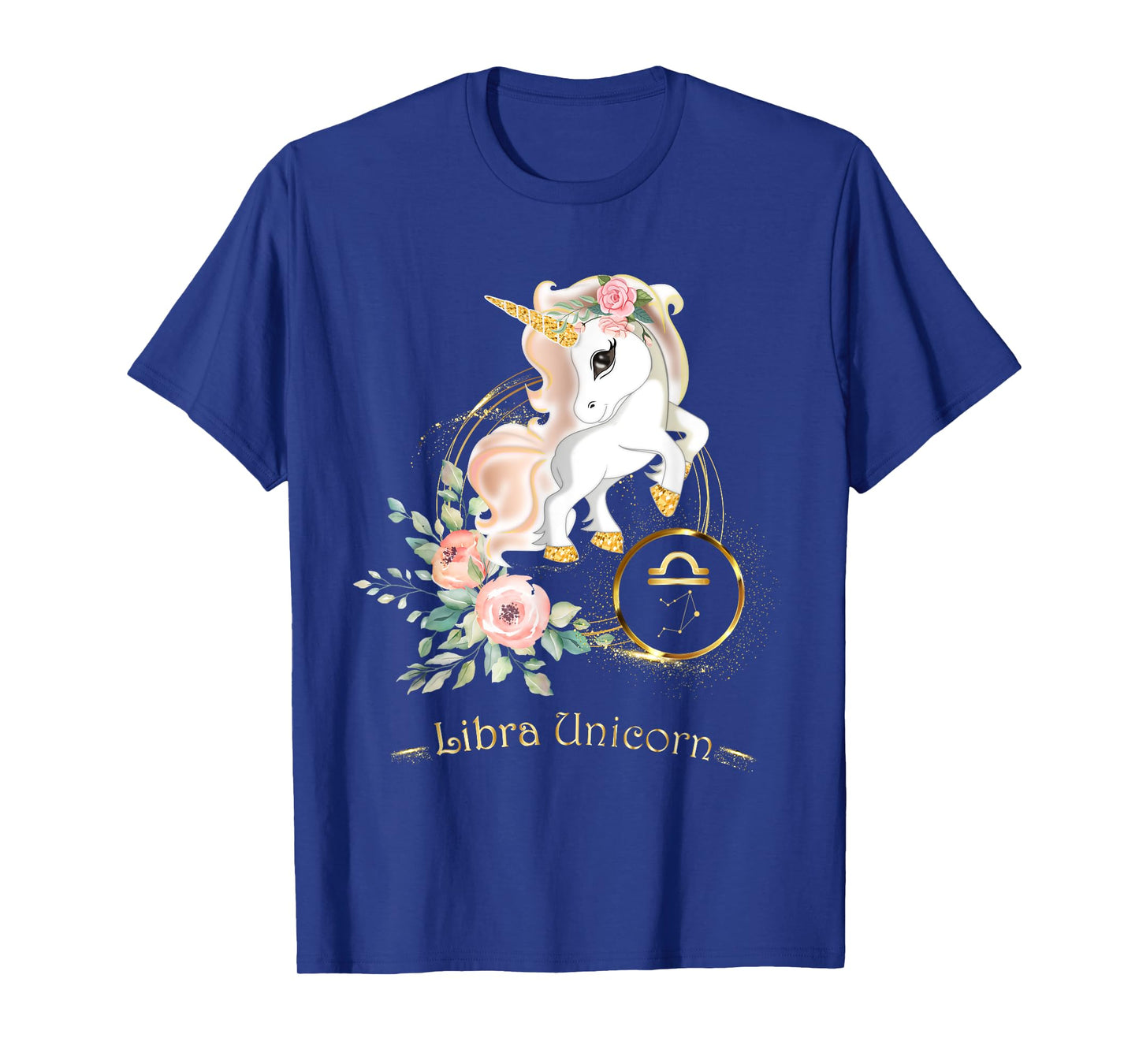 Libra Shirt Zodiac Unicorn Sign Astrology for Women Kids T-Shirt