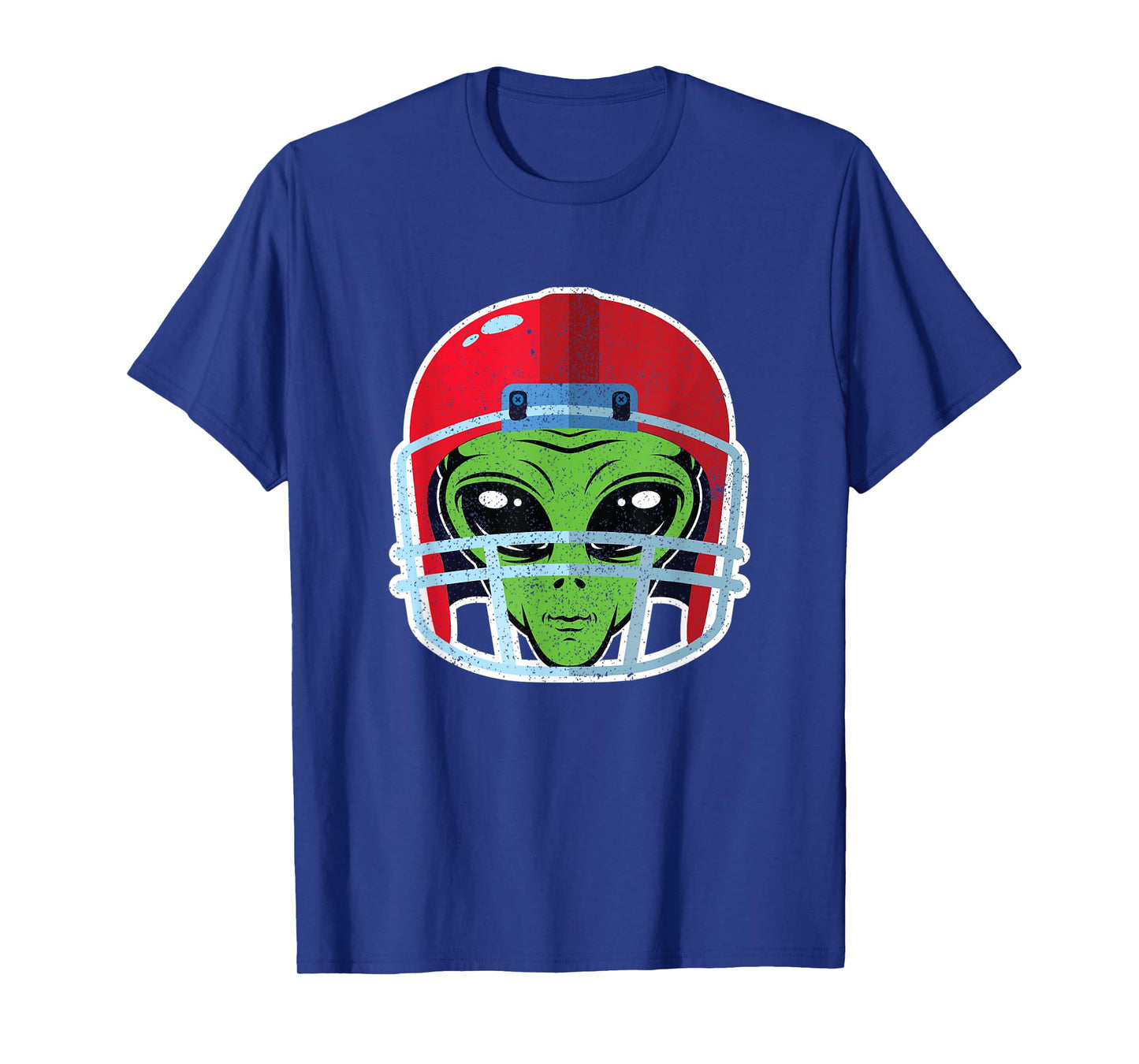 Alien Football Helmet Halloween Gift for Outer Space Lover T-Shirt