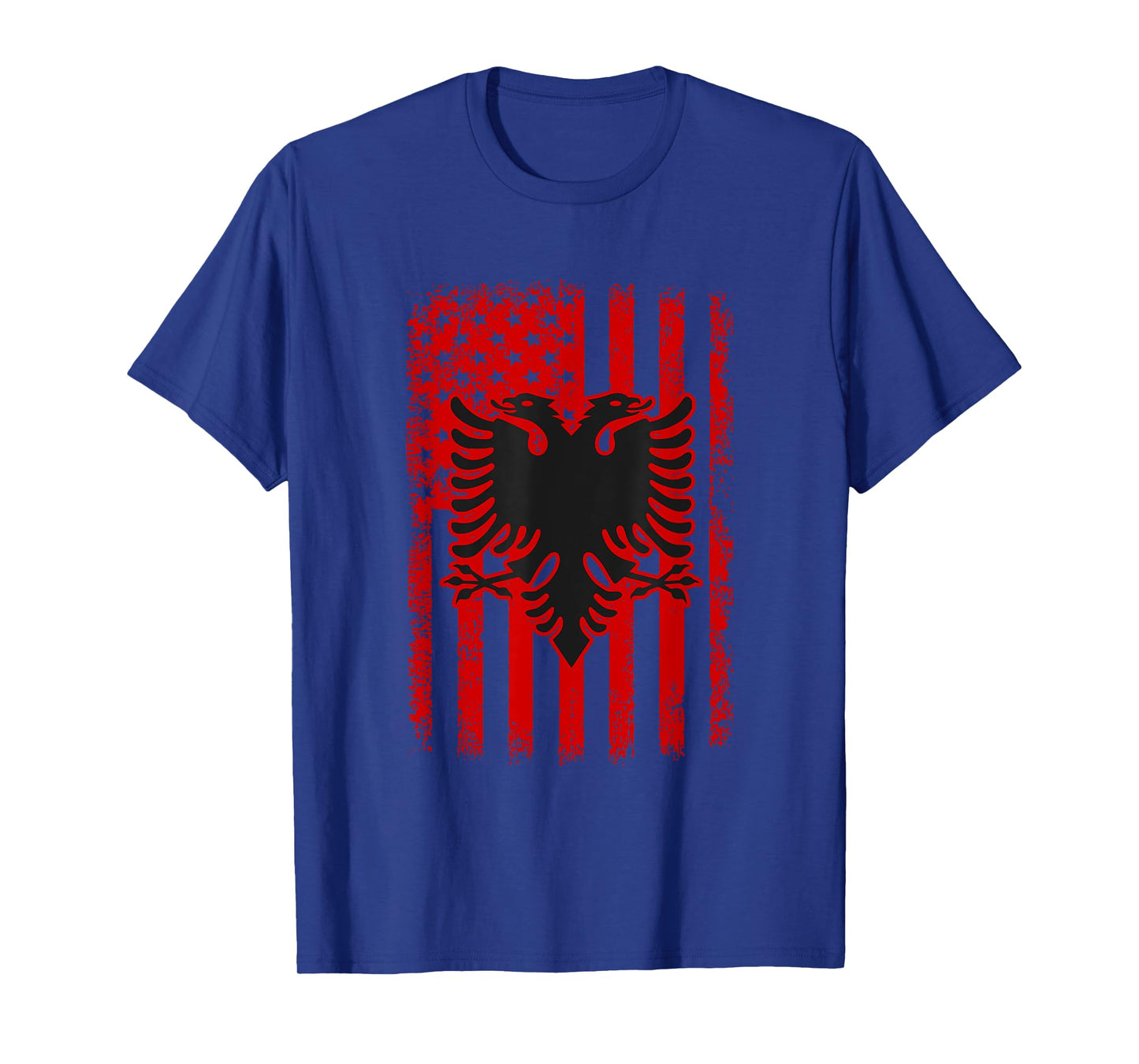 Albania American USA Flag Patriotic Albanian T-Shirt for Women Men