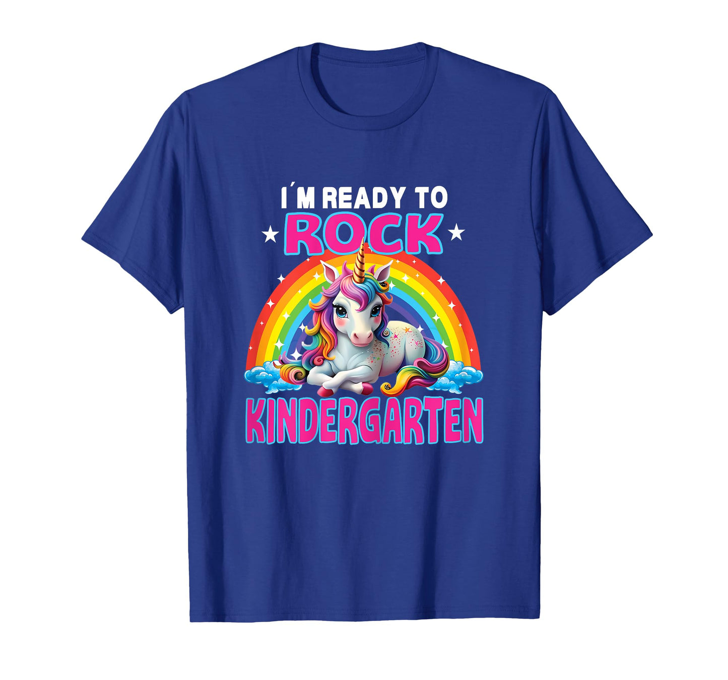 Rock Kindergarten Back To School gift girls Dabbing Unicorn T-Shirt