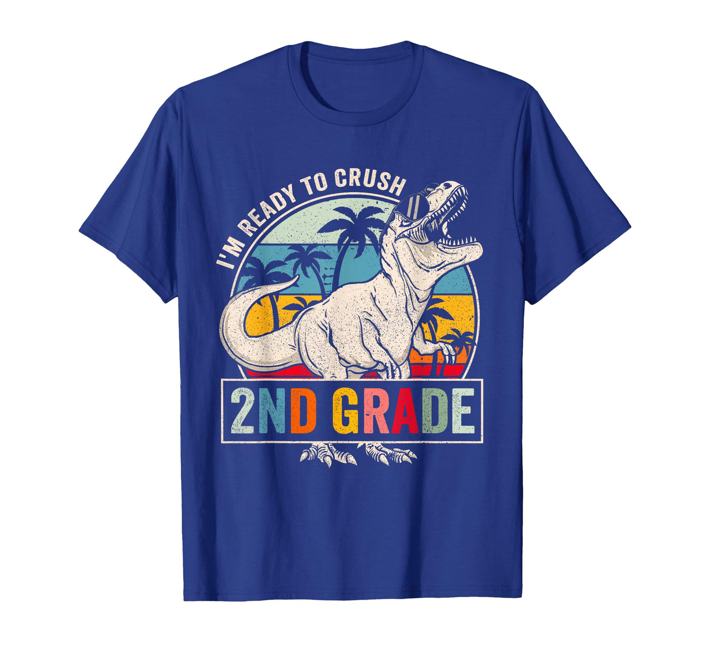 I'm Ready To Crush 2nd Grade Dinosaur Boys Back To School T-Shirt