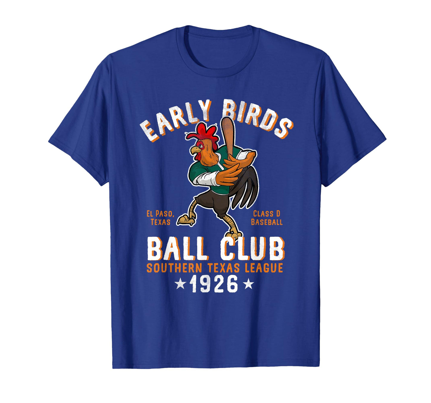 El Paso Early Birds Retro Minor League Baseball Team T-Shirt