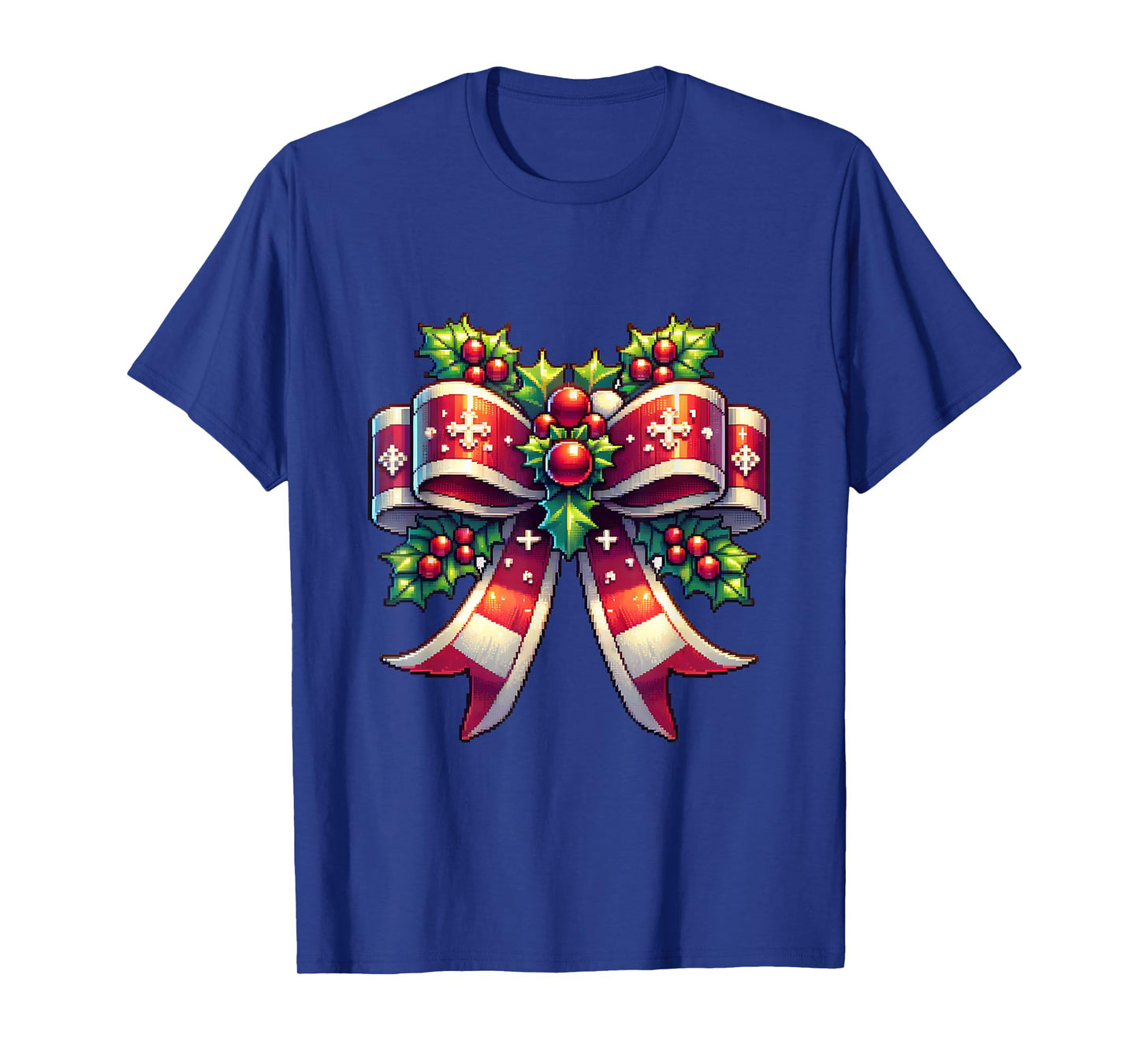 Christmas Coquette Bow Ribbon Men Women Xmas Season T-Shirt