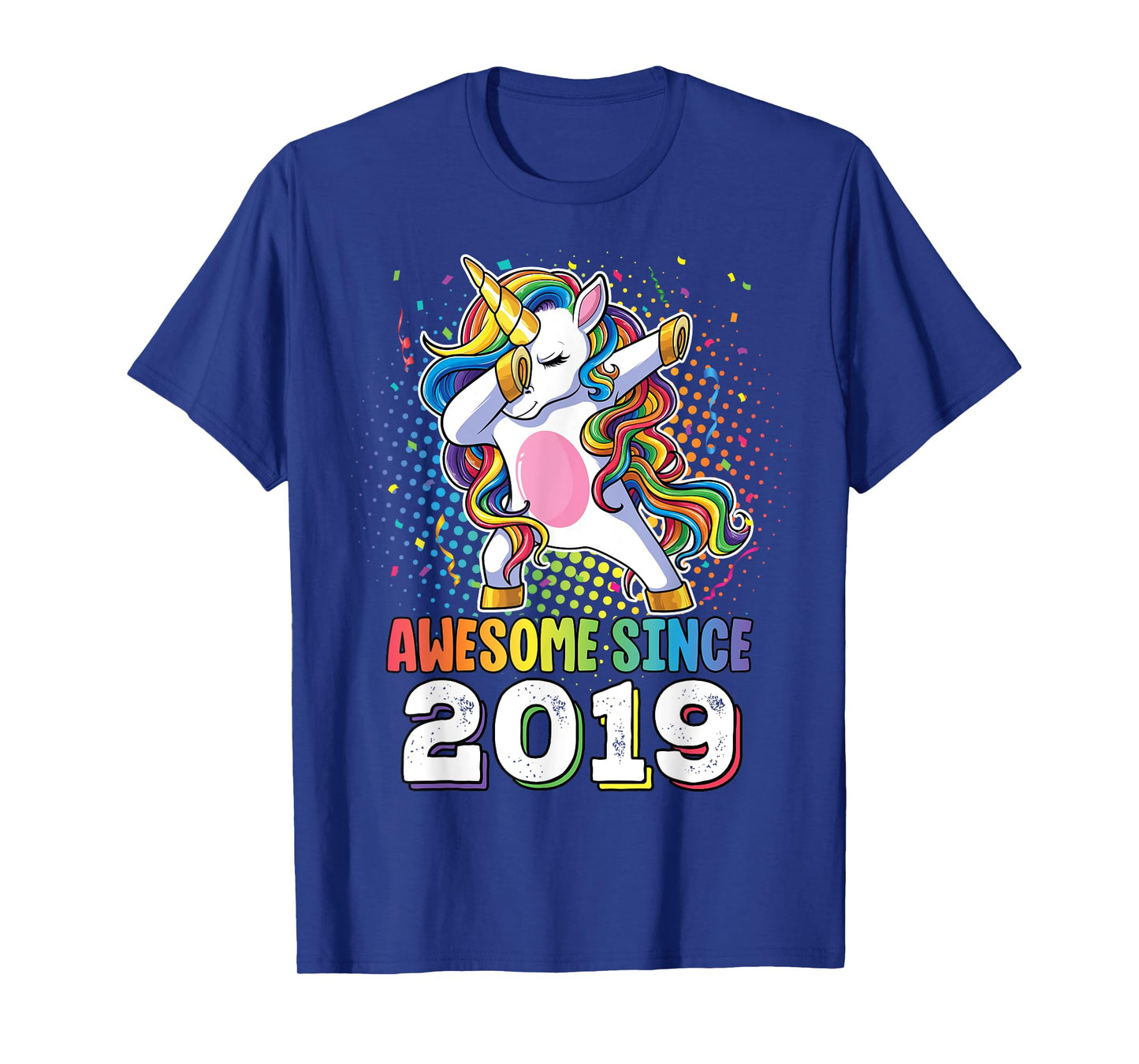 Awesome Since 2019 Shirt Girls 4 Years Old Birthday T-Shirt