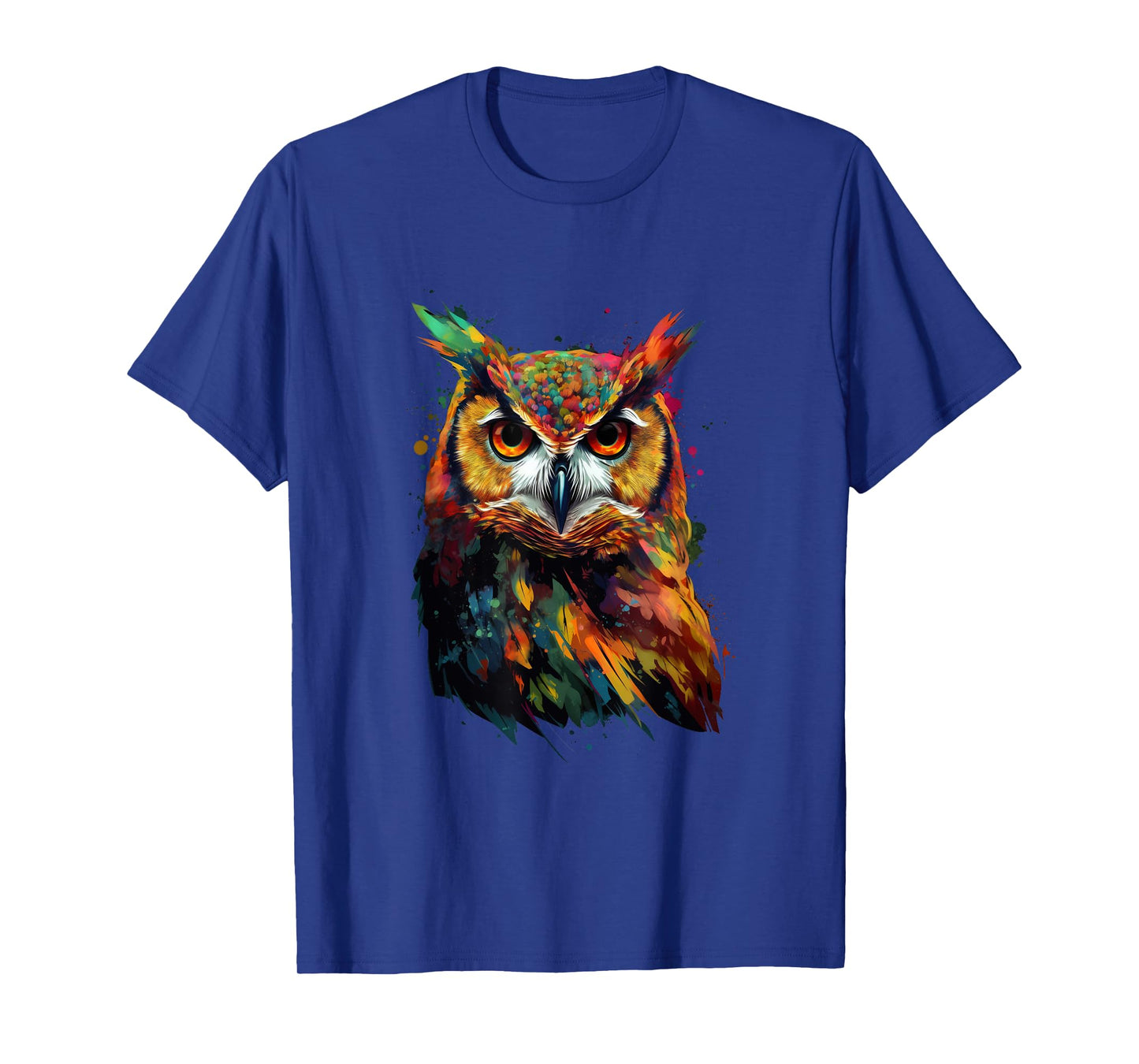 Owl Lovers Pop Art Colorful Owl T-Shirt