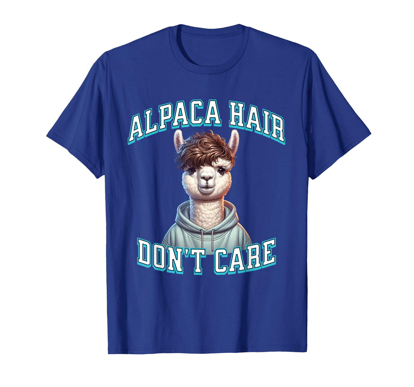 Alpaca Hair Gen Z Trendy Broccoli Haircut Perm Funny Meme T-Shirt