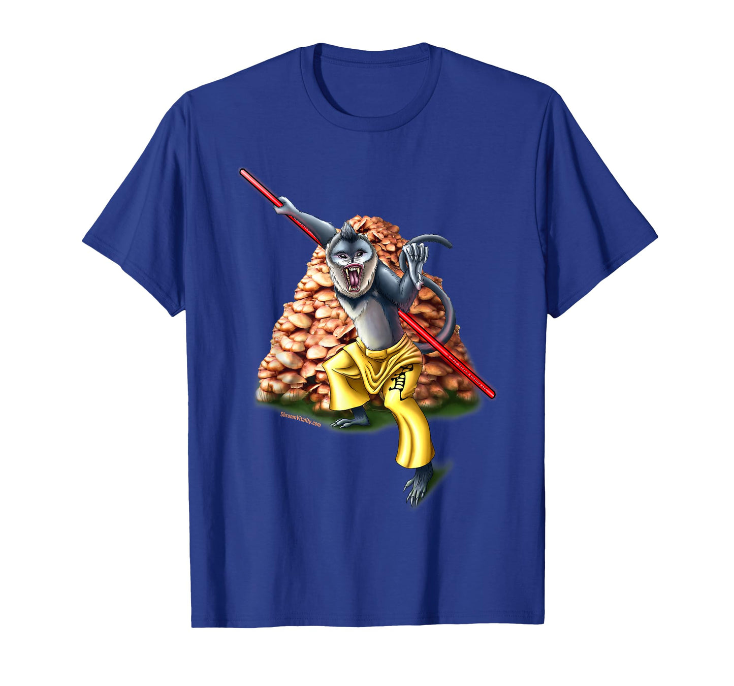 Yunnan Snob Nosed Monkey protecting his mushrooms Fungivore T-Shirt