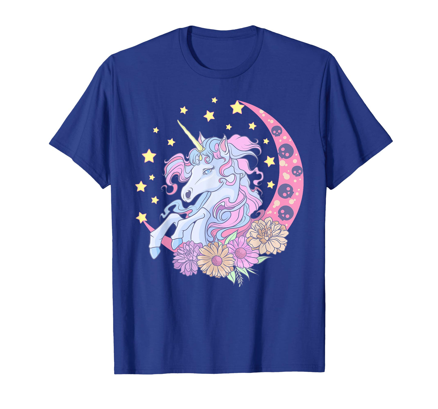 Pastel Goth Unicorn Japanese Anime Kawaii Creepy Cute T-Shirt