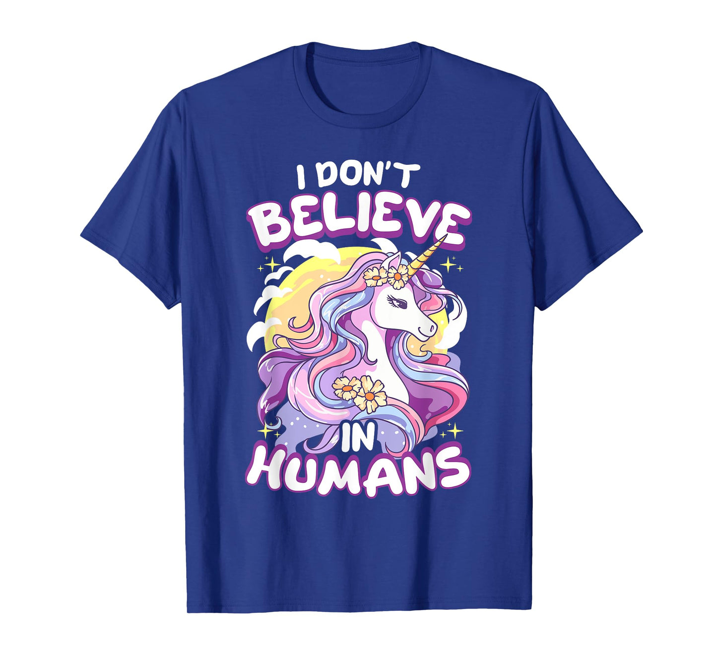 I Don't Believe In Humans Unicorn T-Shirt