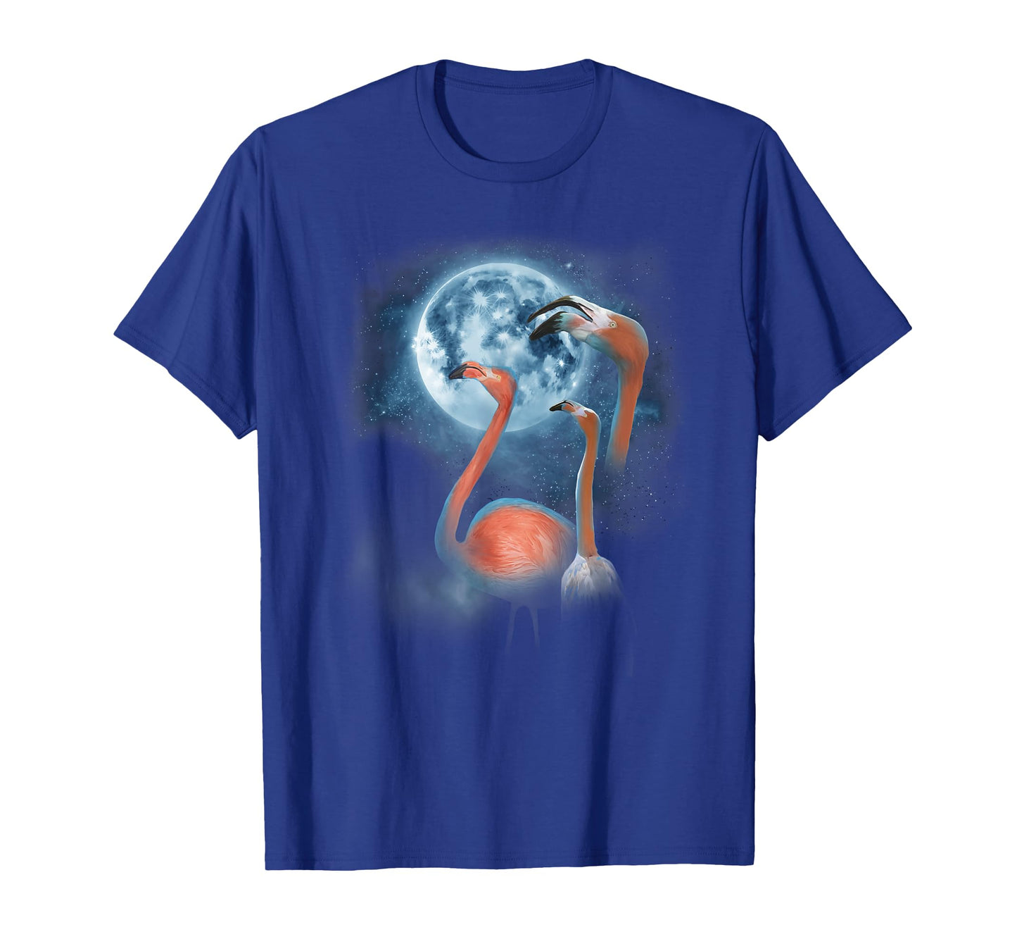 Funny Flamingo Shirt - Howling at the Moon Funny Flamingo T-Shirt