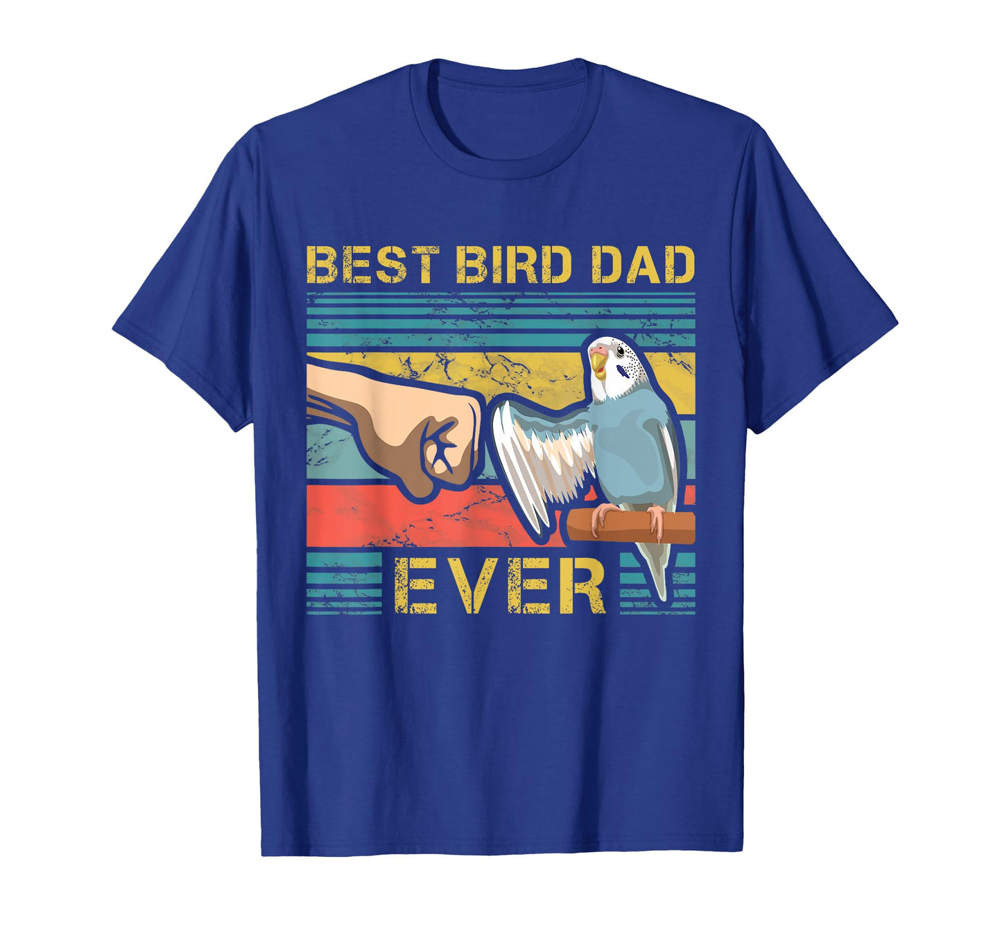 Budgie Dad Funny Bird Lover Father Budgerigar Enthusiast T-Shirt