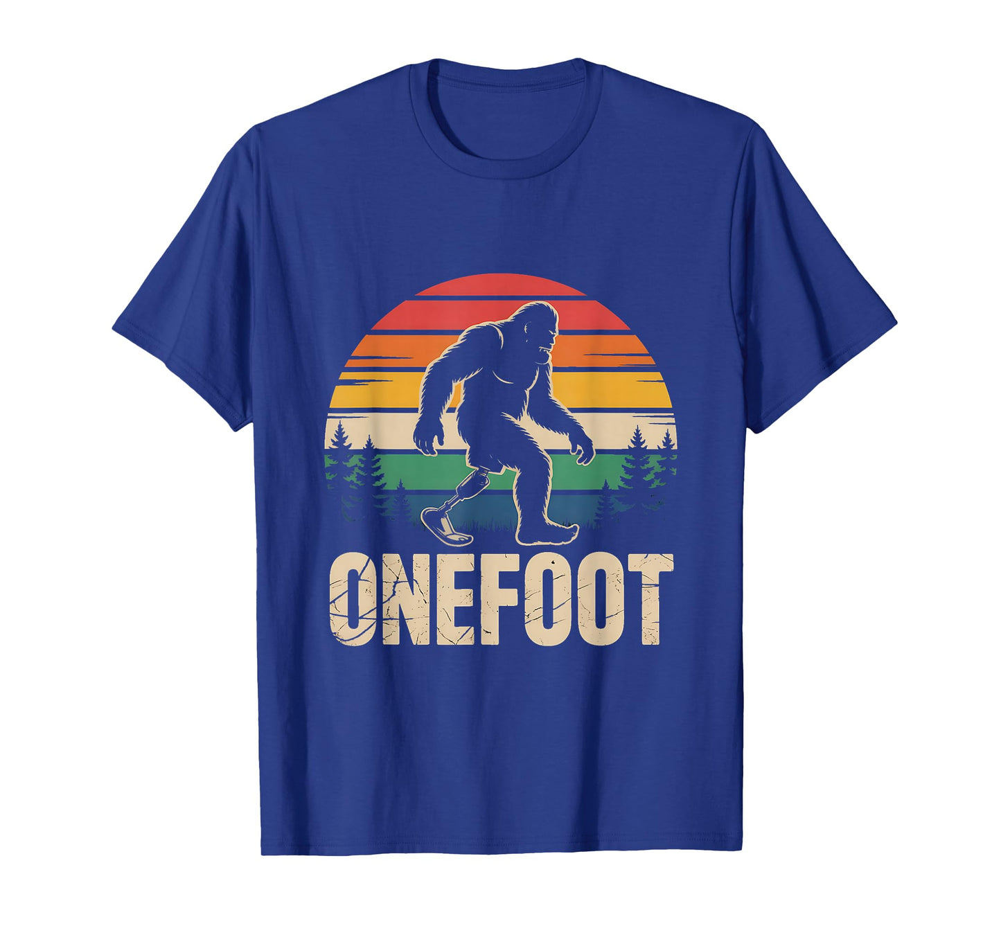 Onefoot Prosthetic Leg Amputee Recovery Bigfoot T-Shirt