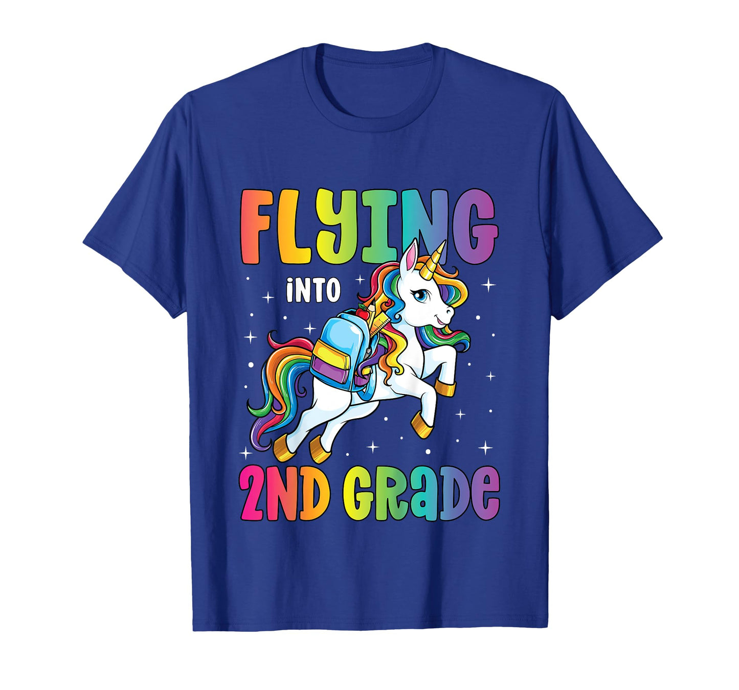 Second Grade Girls Unicorn First Day of 2nd Grade T-Shirt