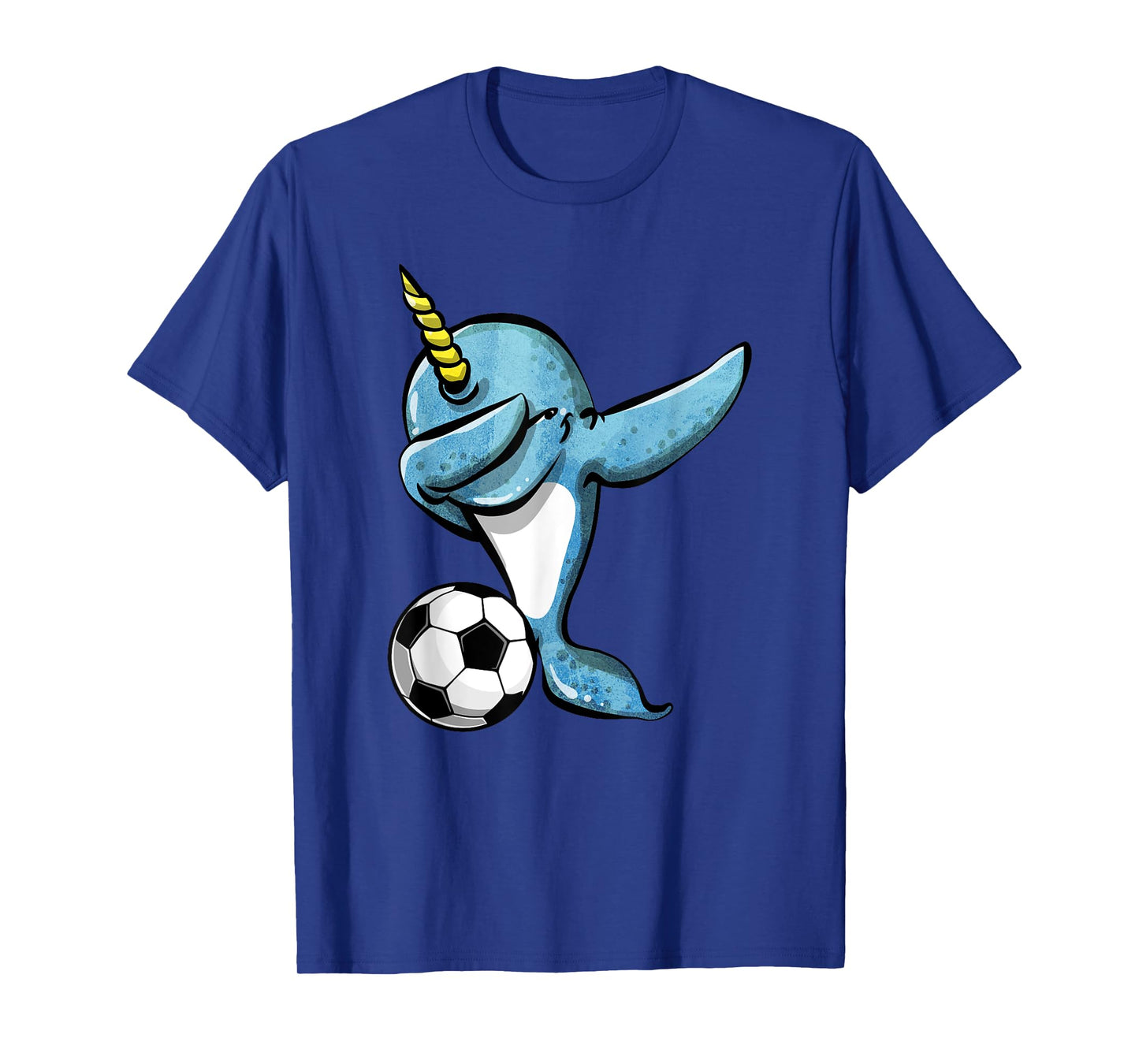 Dabbing Narwhal - Soccer Lovers Jersey Football Fans Sport T-Shirt