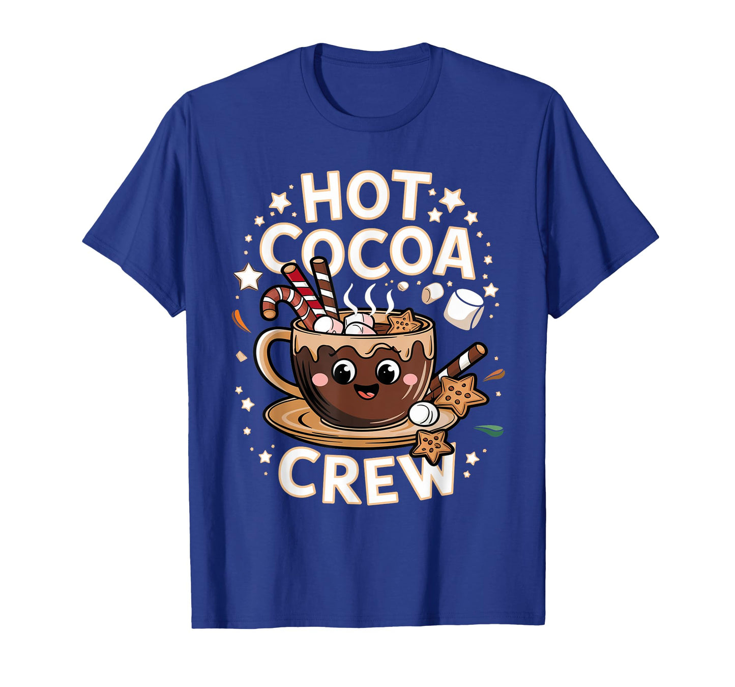 Hot Cocoa Crew Cozy Winter Holiday Team Xmas Matching T-Shirt