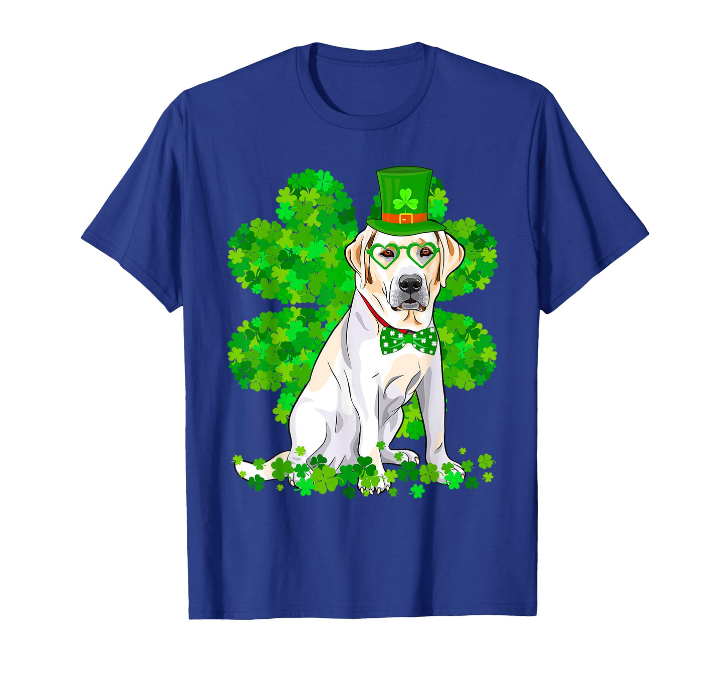 Labrador Dog St. Patrick's Day Cute Shamrock T-Shirt