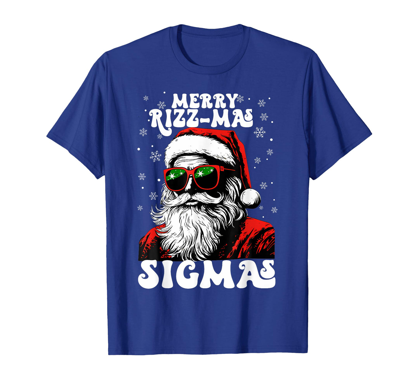 Merry Rizz Mas Sigmas Funny Gen Alpha X-Mas Santa Christmas T-Shirt