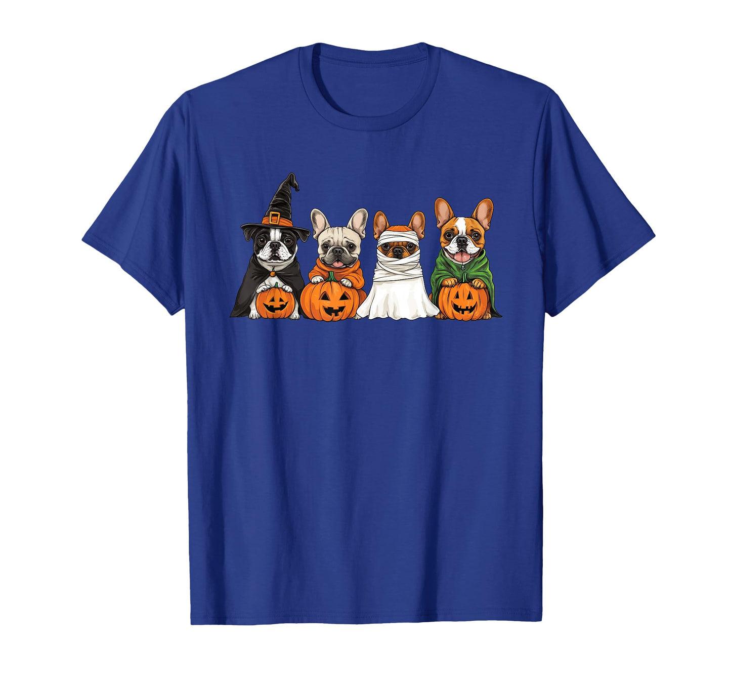 Cute Fall French Bulldog Dog Owner Halloween T-Shirt